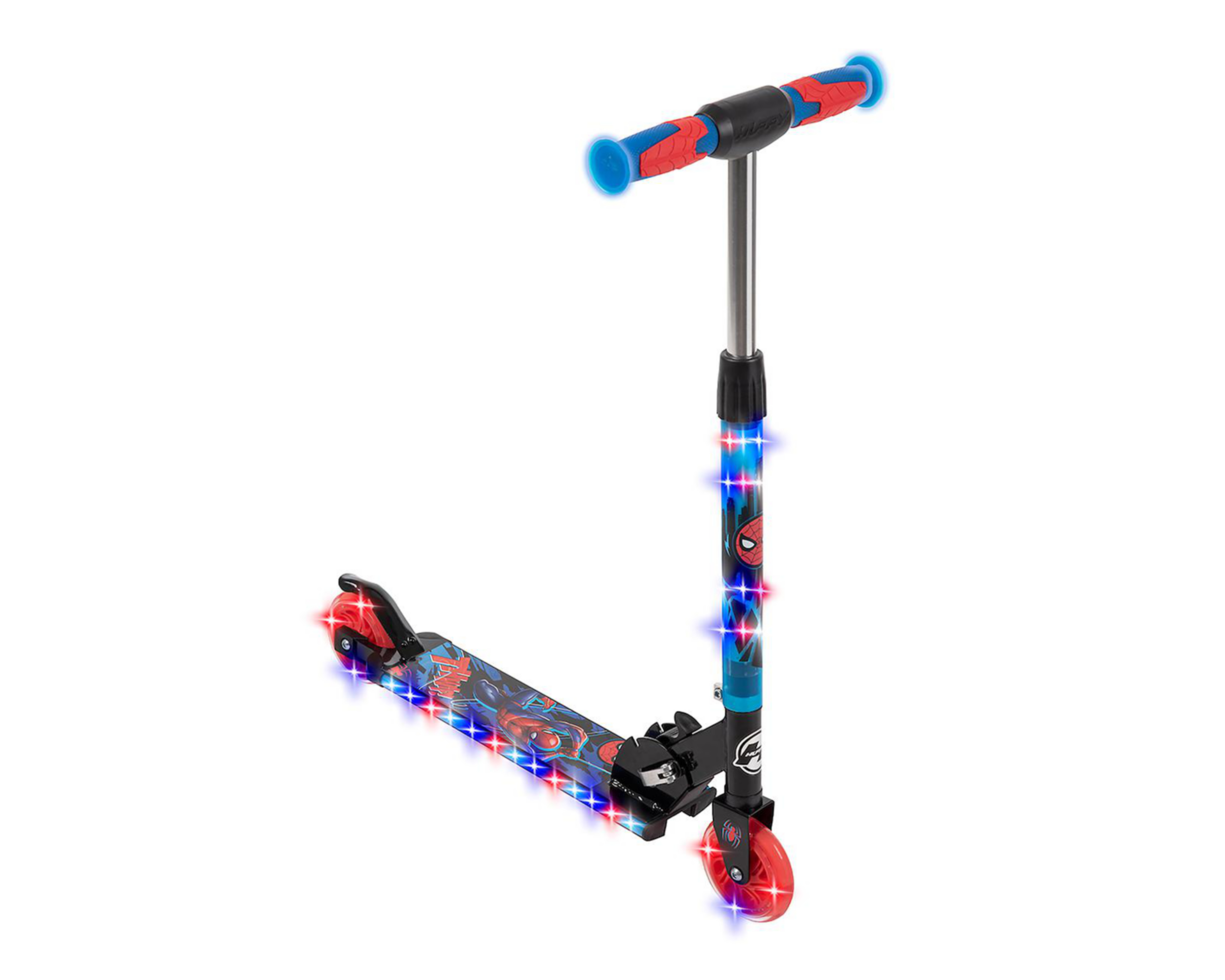 Foto 8 pulgar | Bicicleta y Scooter Infantil Huffy Spider-Man Rodada 16 Negra