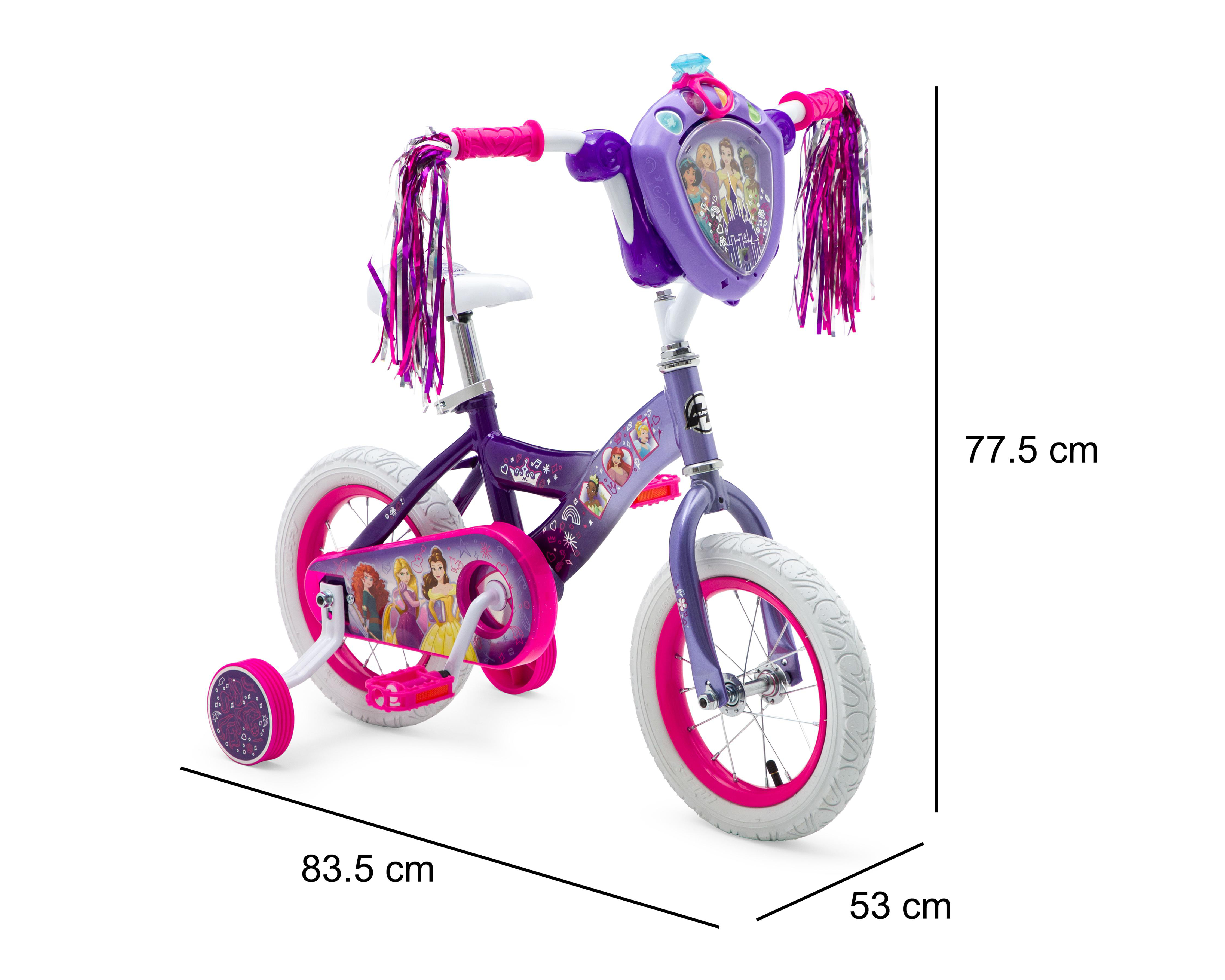 Foto 7 pulgar | Bicicleta Infantil Huffy Princess Rodada 12 Rosa