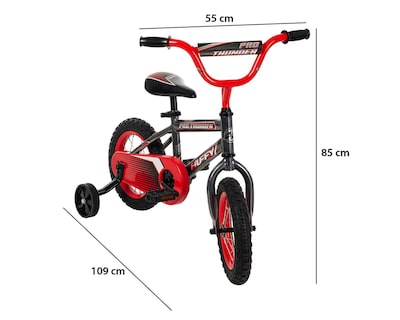 Foto 6 | Bicicleta Infantil Huffy Pro Thunder Rodada 12 Negro