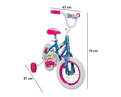 Foto 6 | Bicicleta Infantil Huffy So Sweet Rodada 12 Multicolor