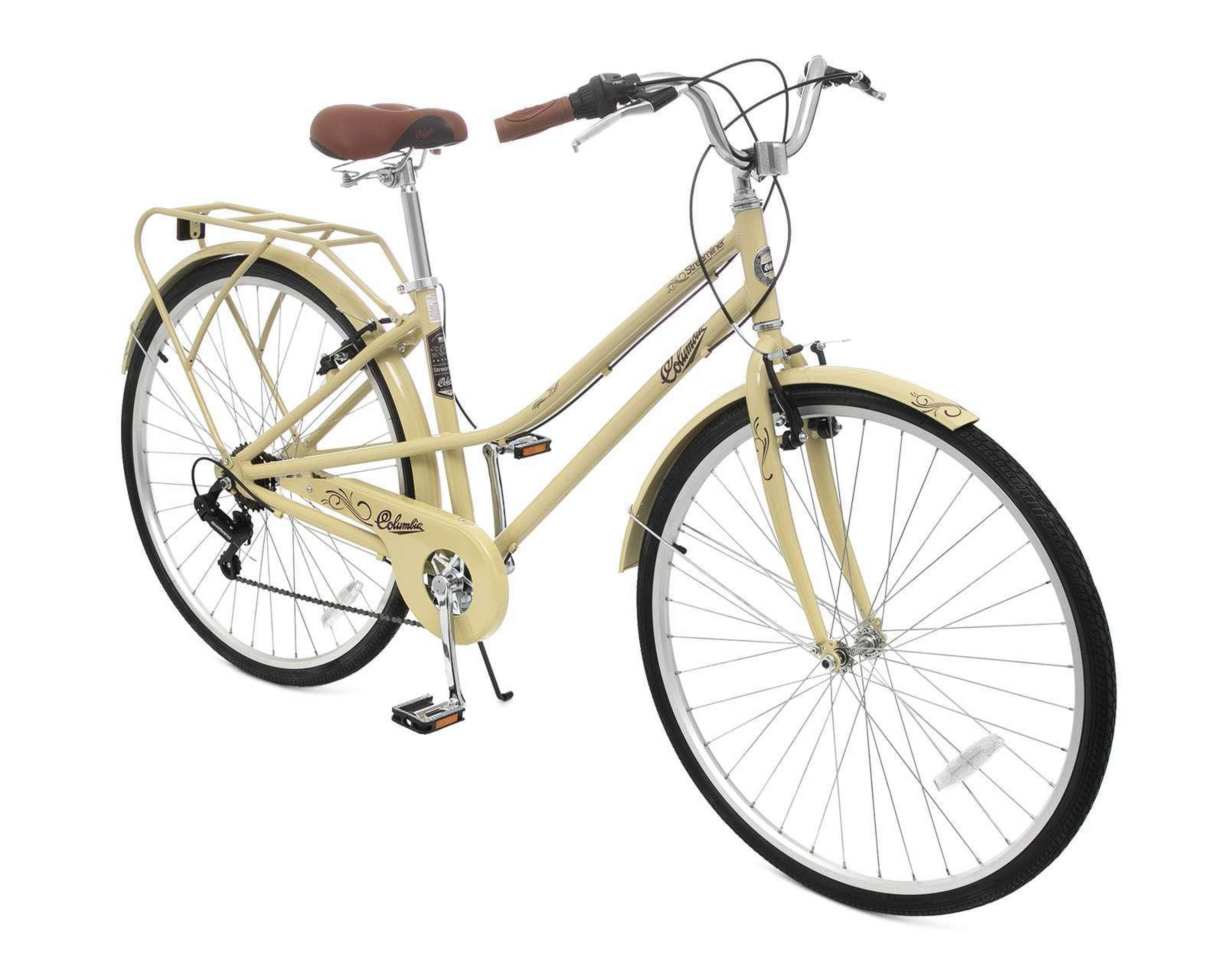 Foto 2 pulgar | Bicicleta Urbana Columbia 700 cc Beige