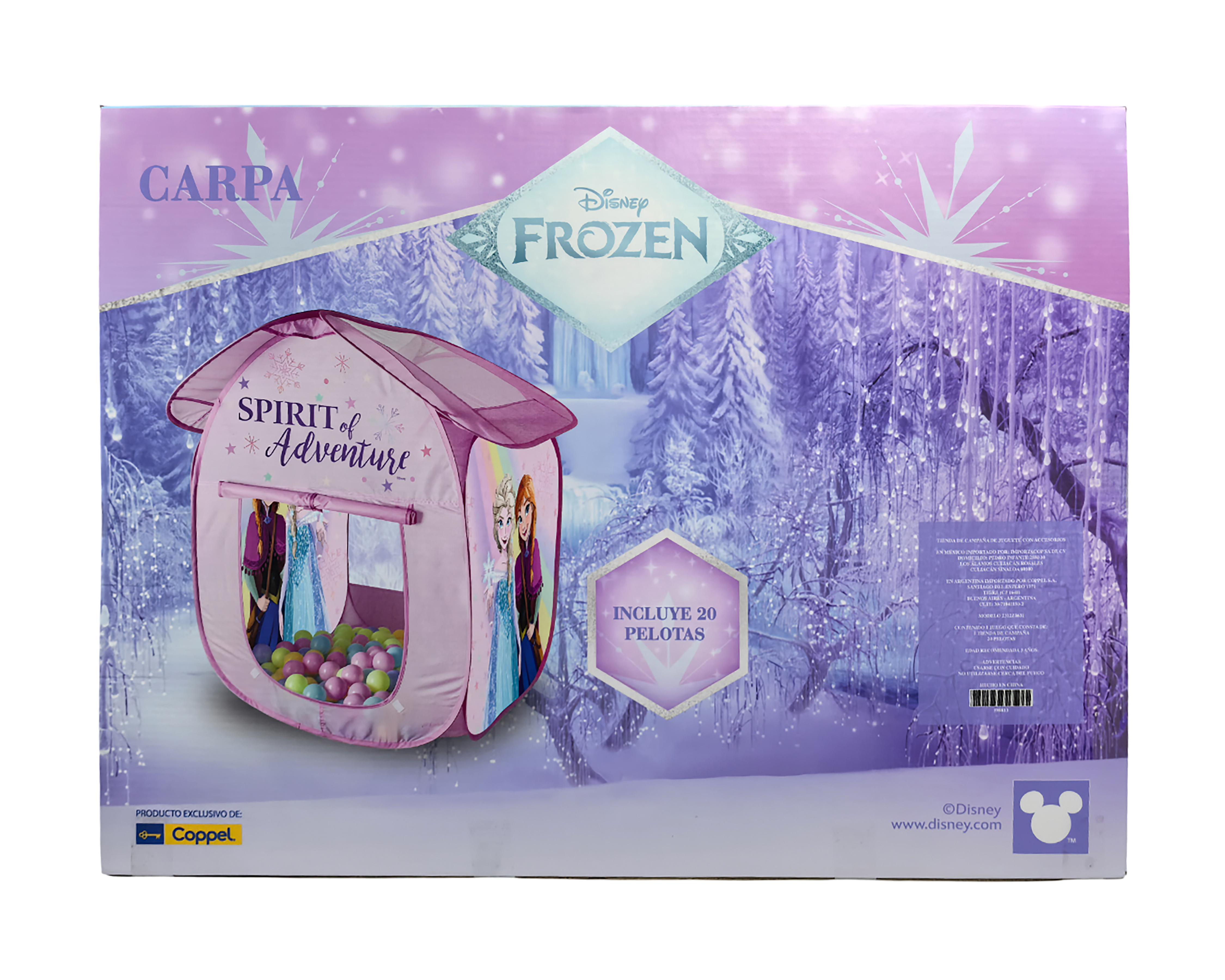 Foto 4 pulgar | Carpa Infantil Disney Frozen con 20 Pelotas