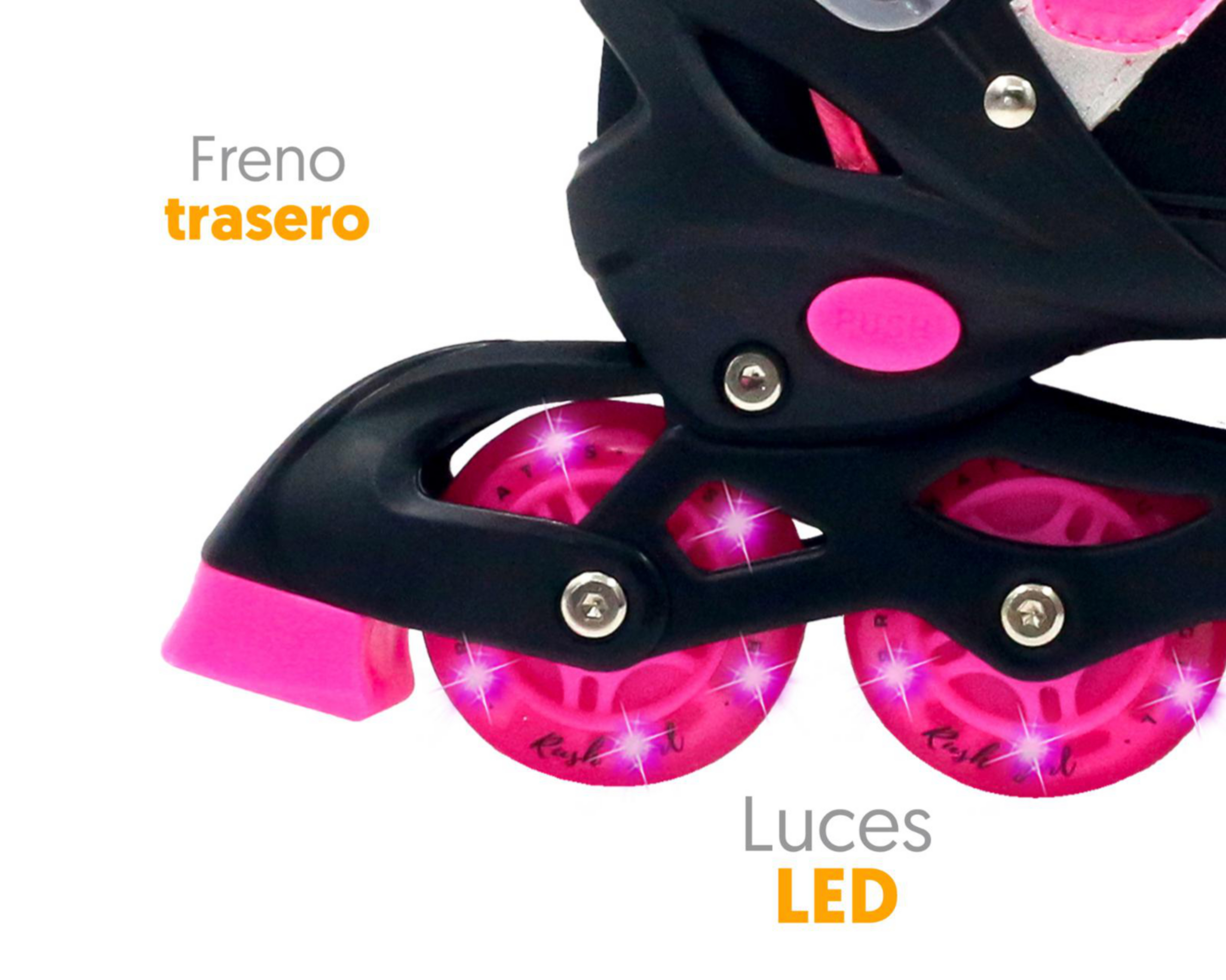 Foto 5 | Patines para Niña Apache Rush Girl Ajustables