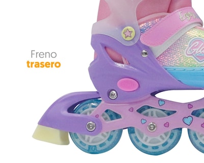 Foto 4 | Patines para Niña de 4 Ruedas Apache Glam Ajustables