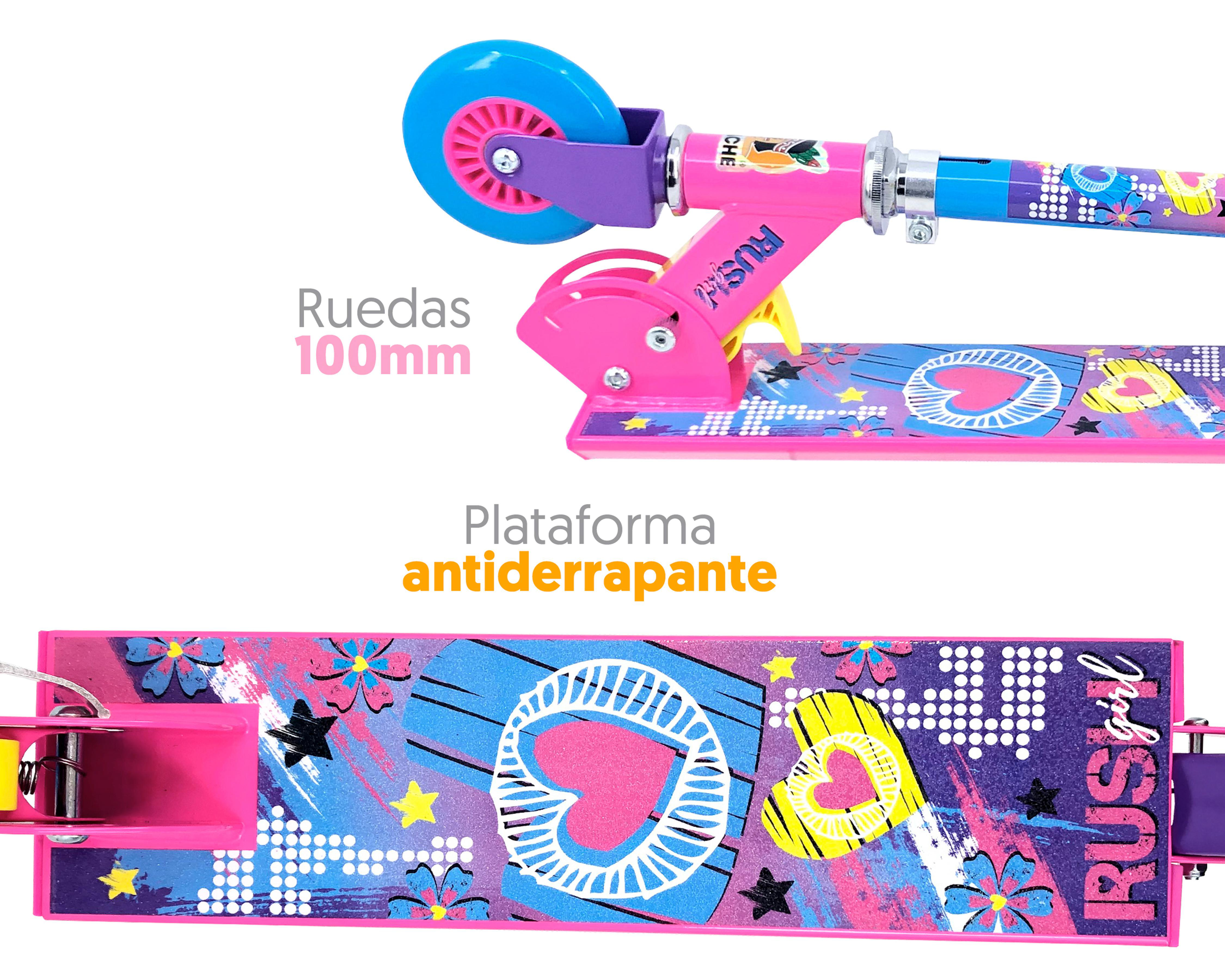 Foto 4 pulgar | Scooter para Niña Apache Rush Girl Plegable