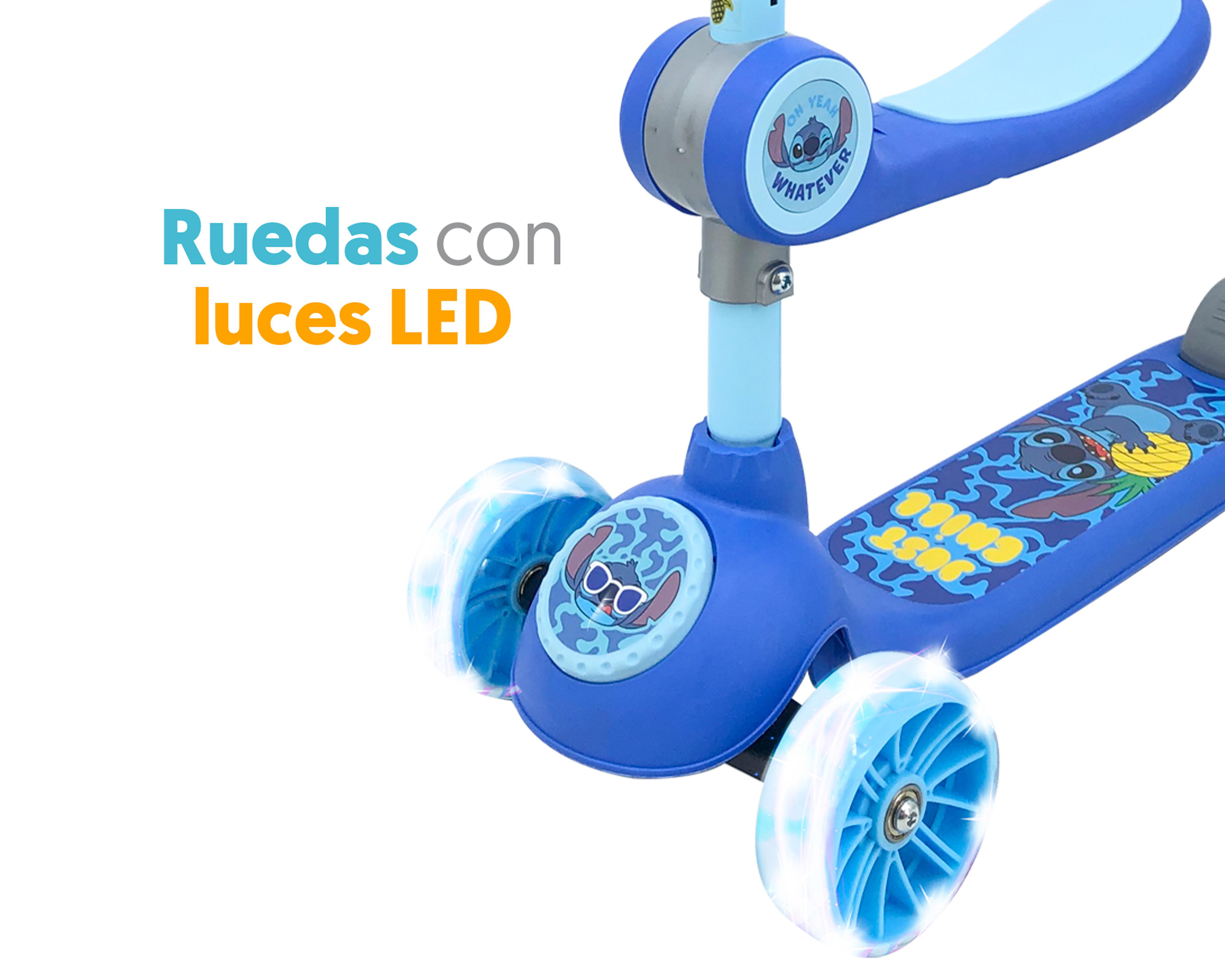 Foto 3 pulgar | Scooter Infantil Apache Disney Stitch 2 en 1