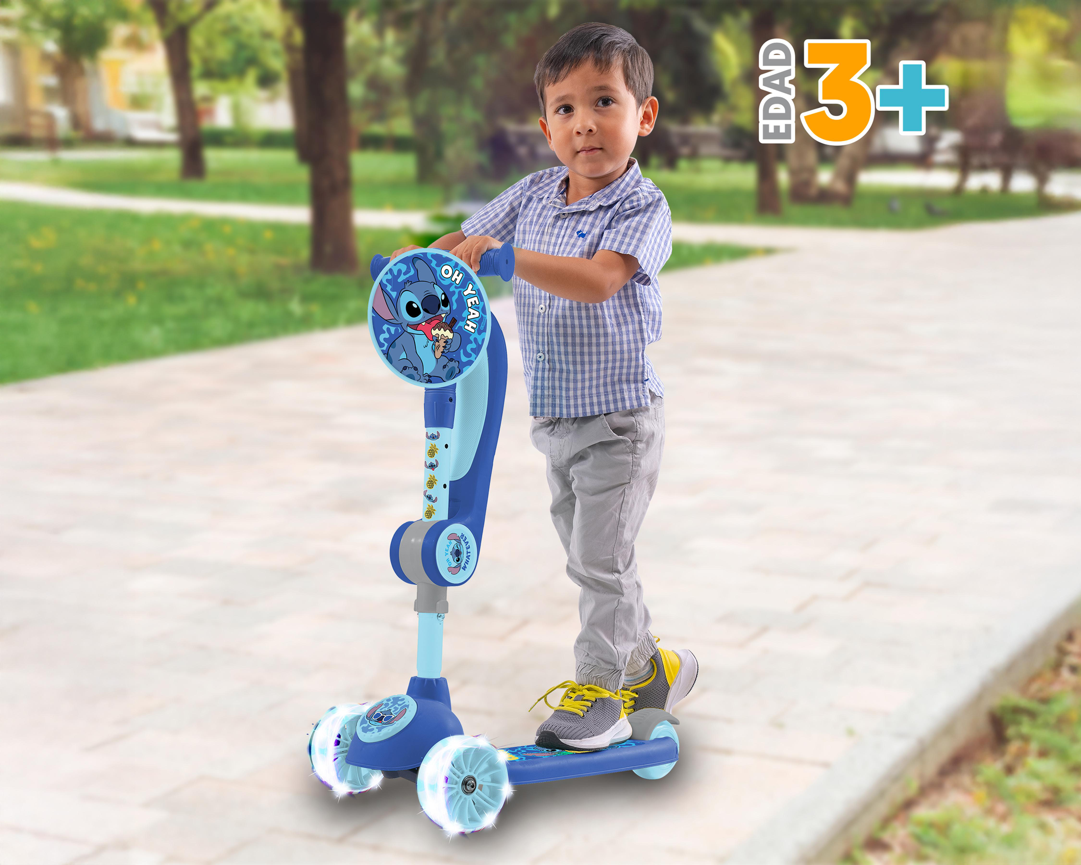 Foto 5 pulgar | Scooter Infantil Apache Disney Stitch 2 en 1