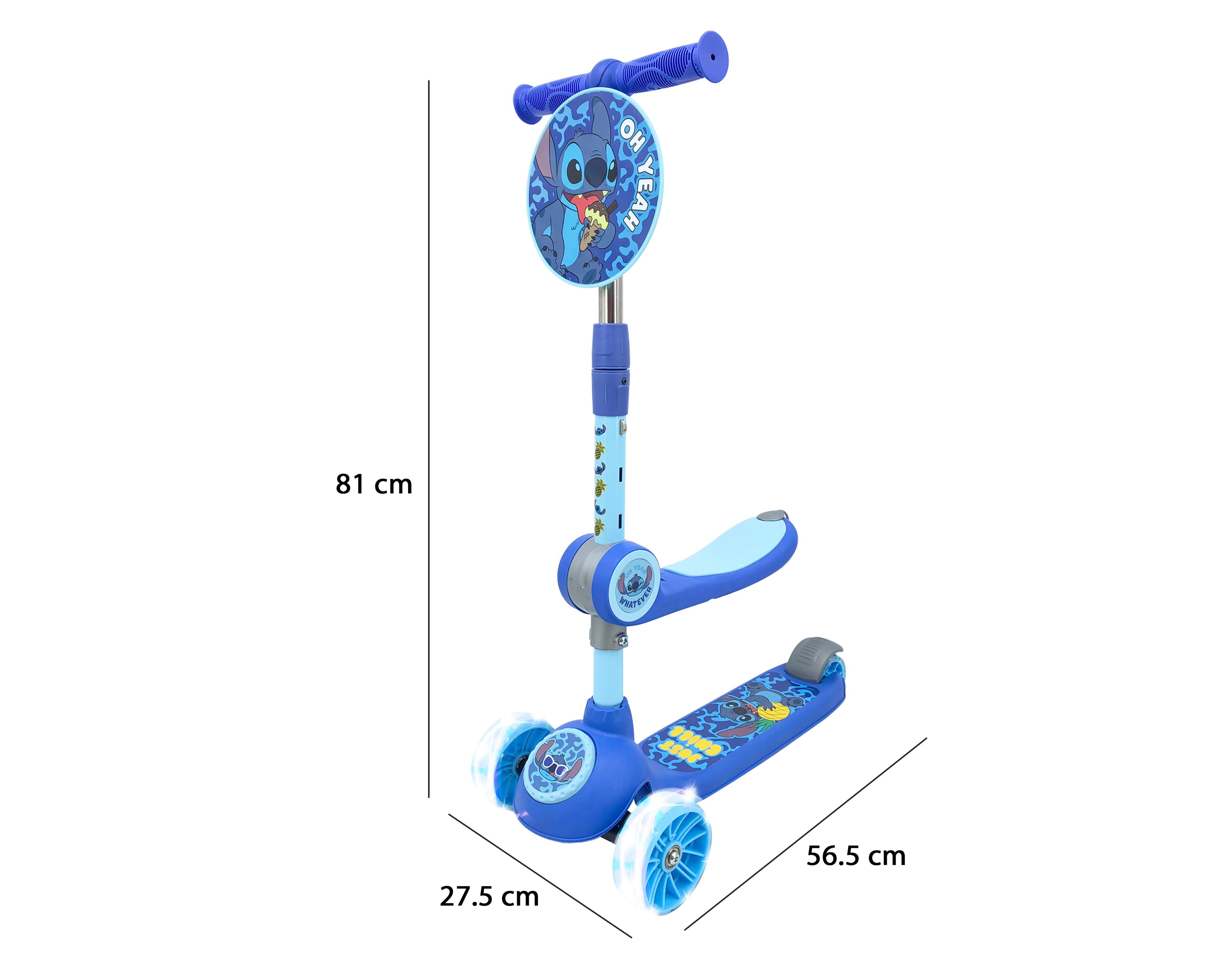 Foto 6 pulgar | Scooter Infantil Apache Disney Stitch 2 en 1