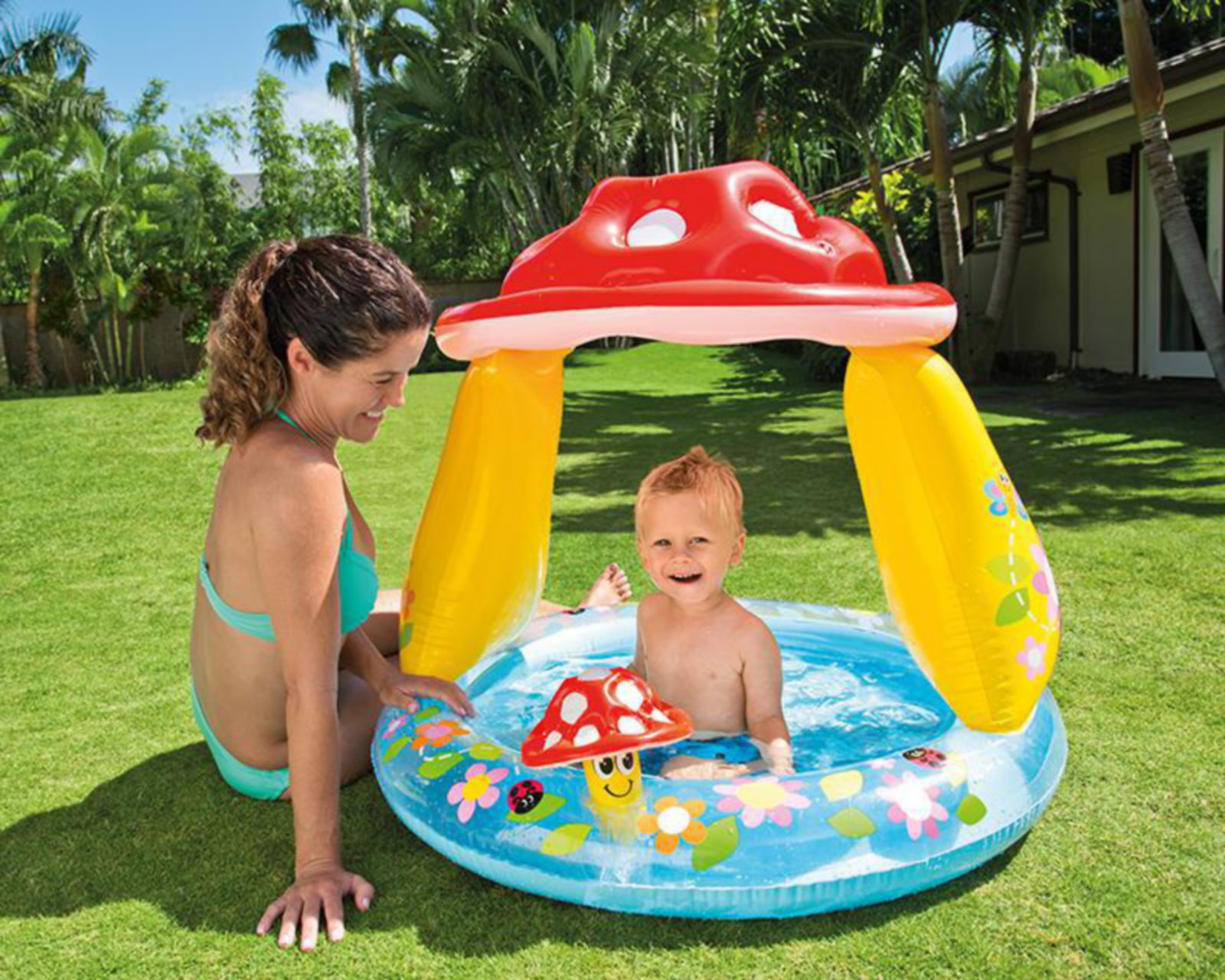 Foto 2 | Alberca Infantil Hongo Intex 45 L 102 x 89 cm