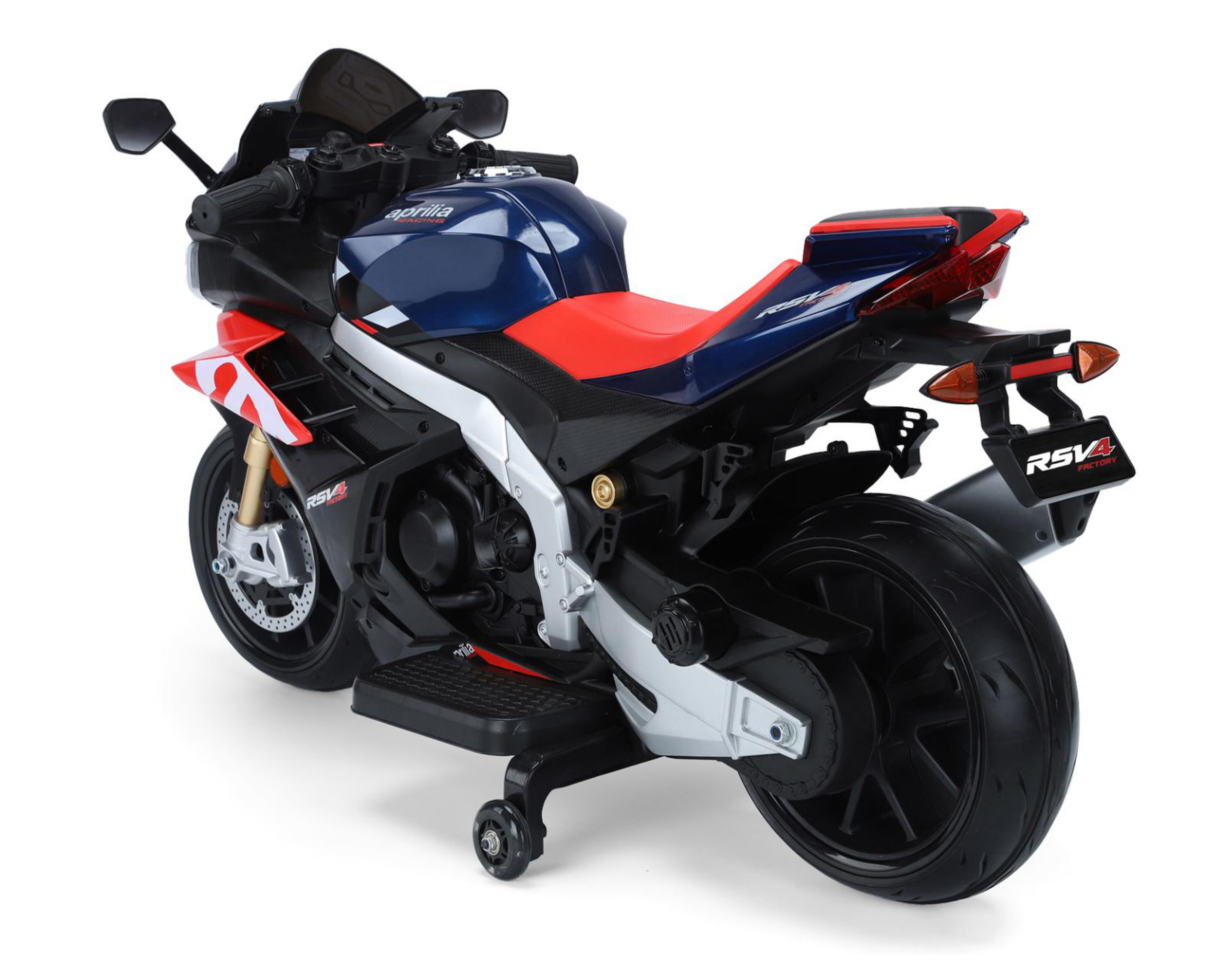 Foto 5 pulgar | Montable Eléctrico Motocicleta Aprilia Rojo