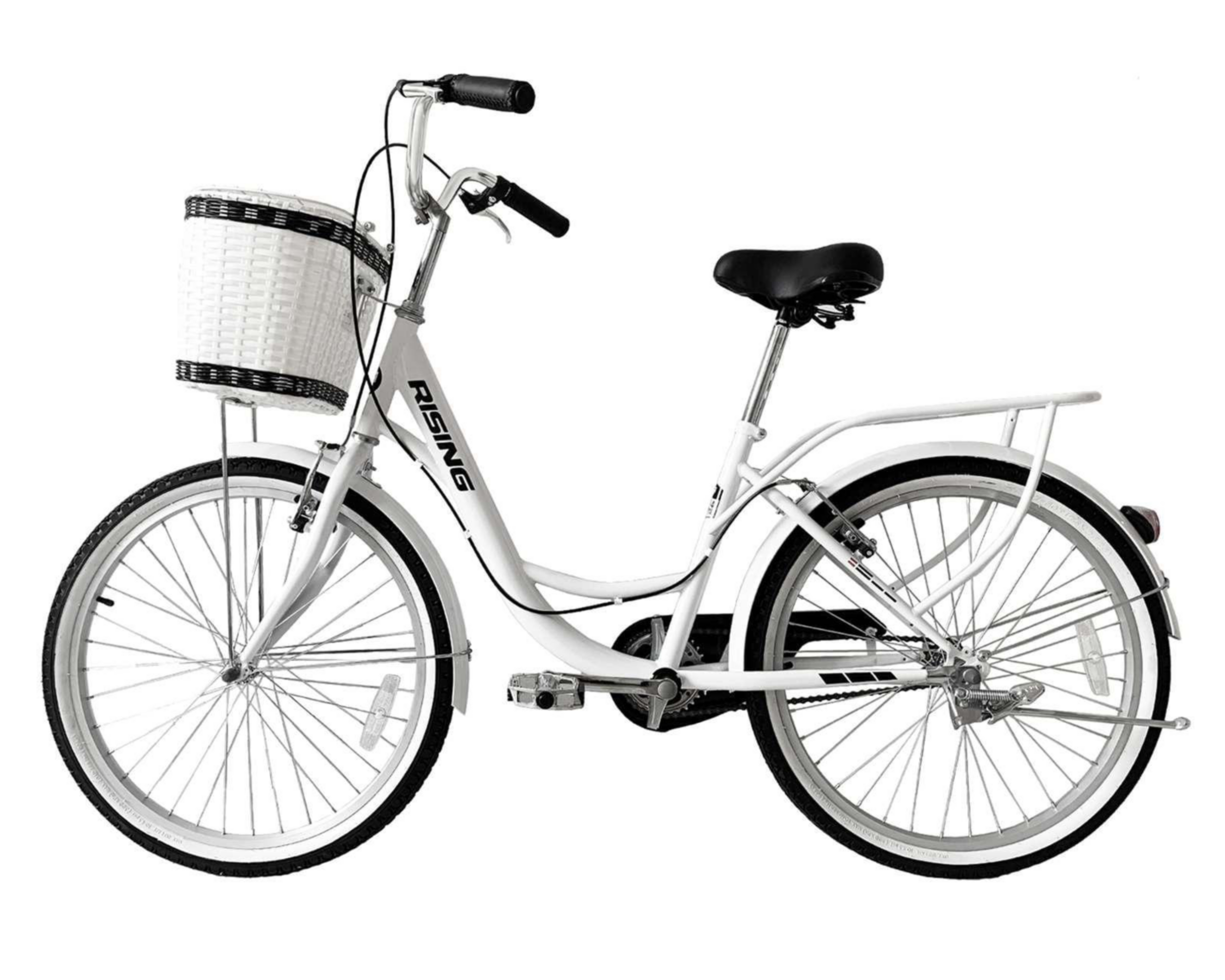 Foto 3 pulgar | Bicicleta Urbana Rising Fitness Porter Sun 24" Blanca