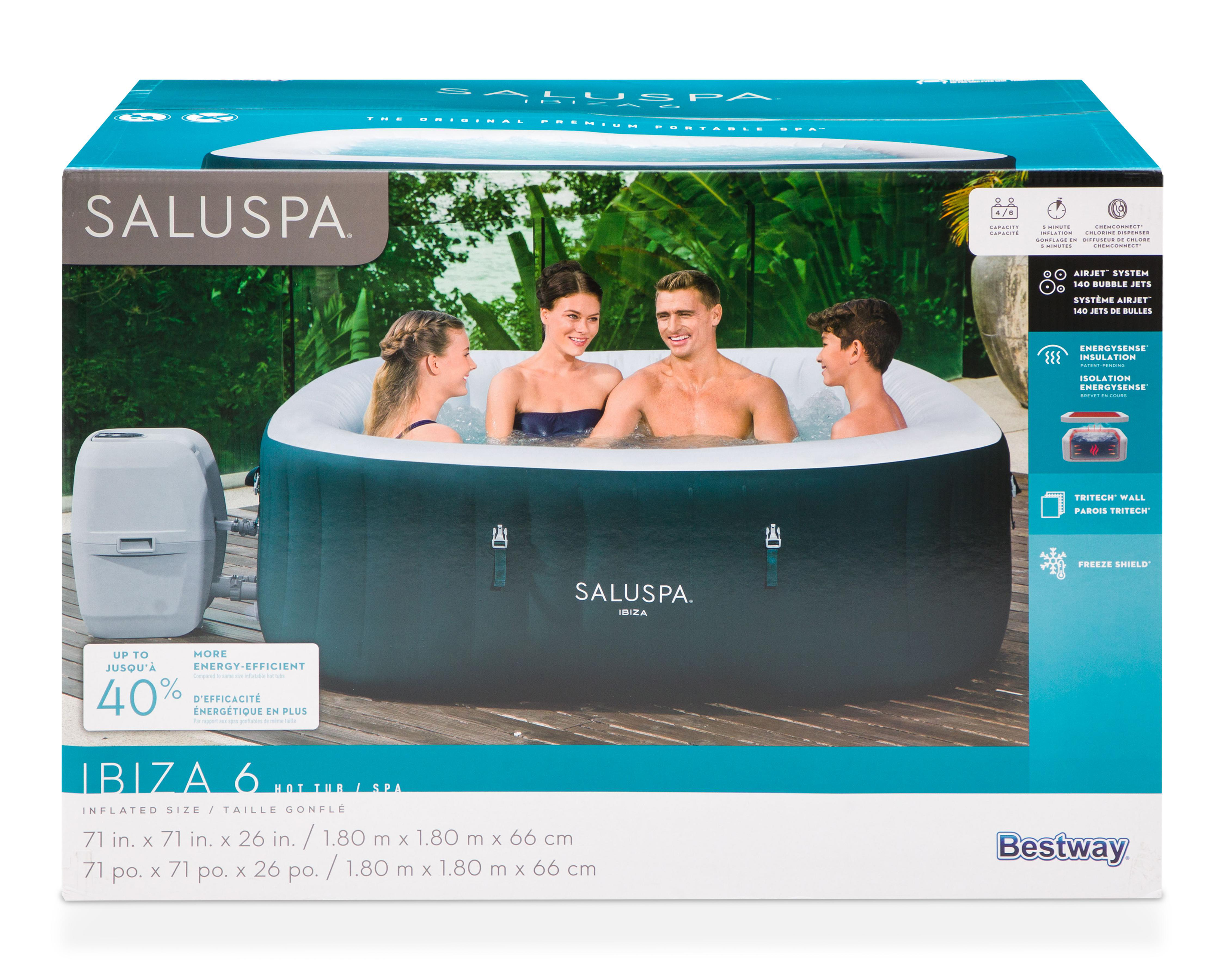 Foto 2 pulgar | Alberca Inflable Cuadrada Bestway 778 L 180 x 180 x 66 cm