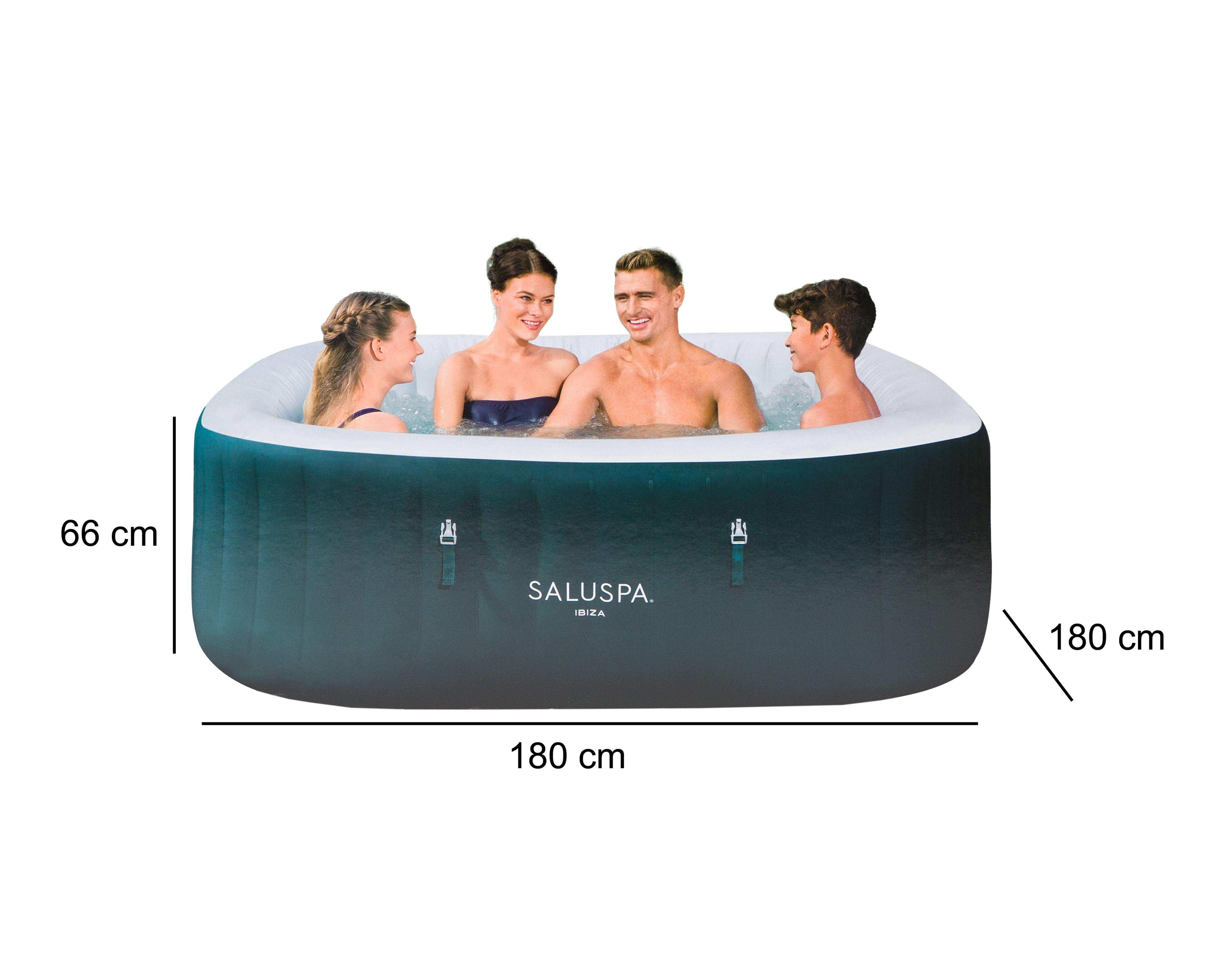 Foto 5 pulgar | Alberca Inflable Cuadrada Bestway 778 L 180 x 180 x 66 cm