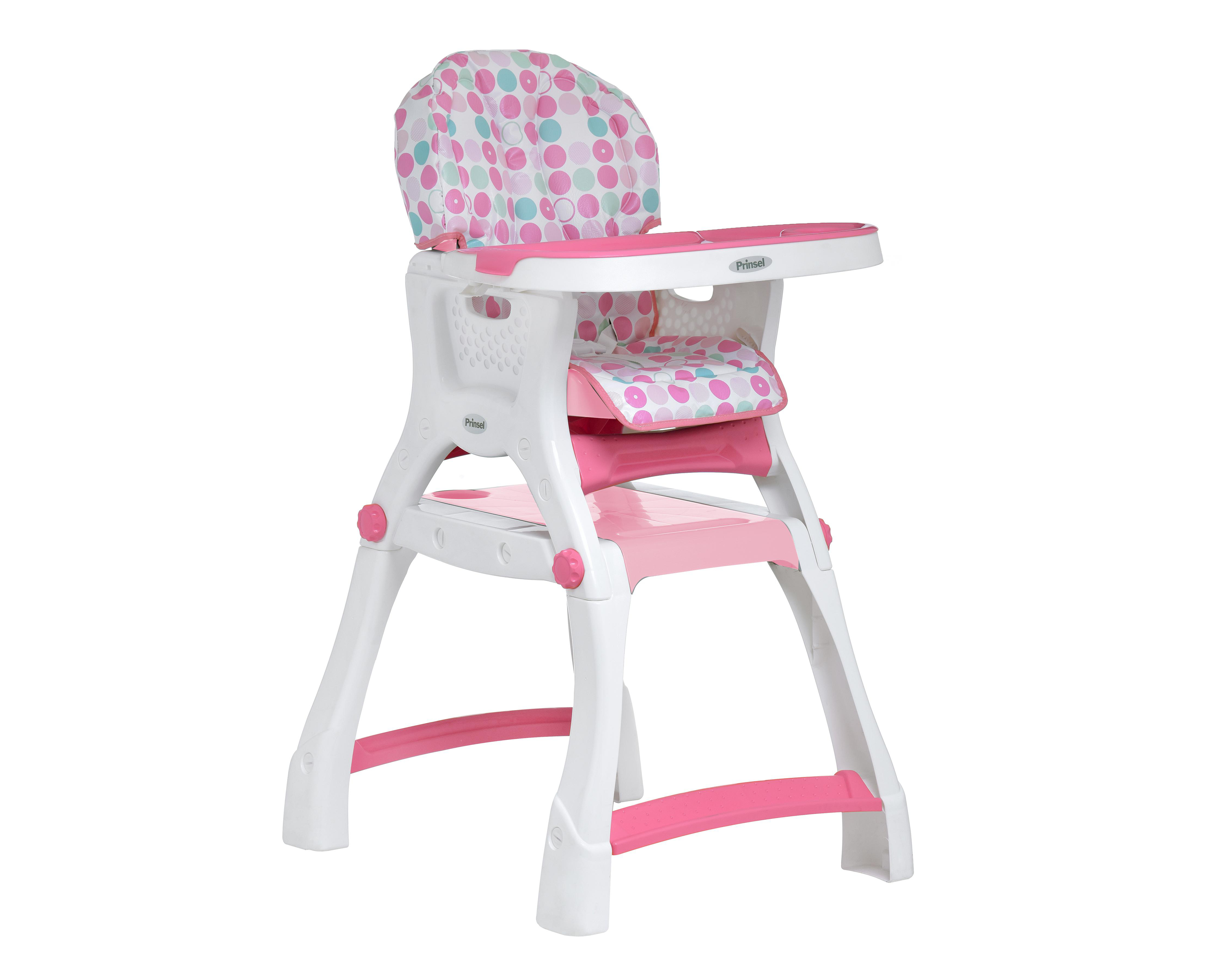 Silla Alta Prinsel Kinder Rosa $1,799