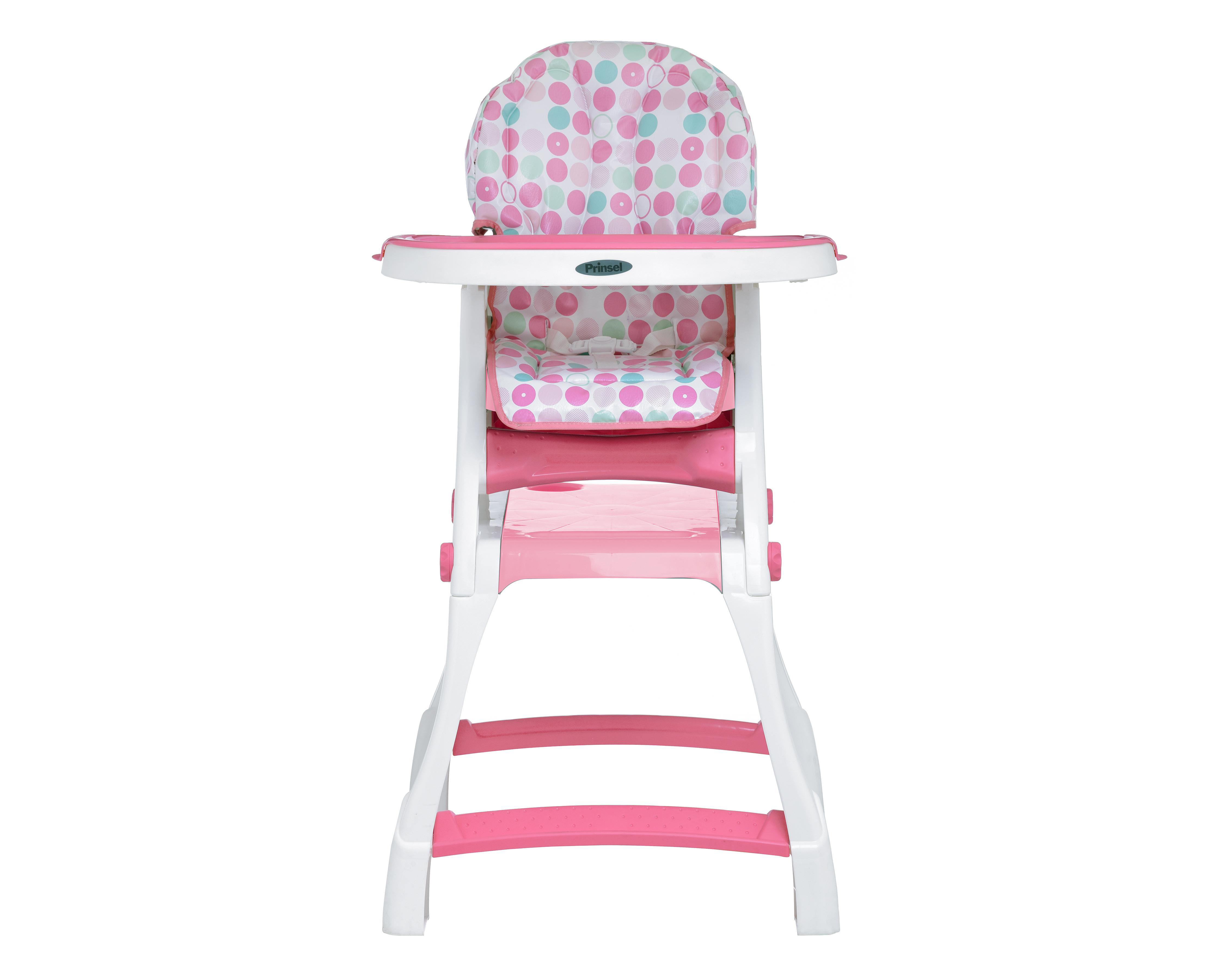 Foto 3 pulgar | Silla Alta Prinsel Kinder Rosa