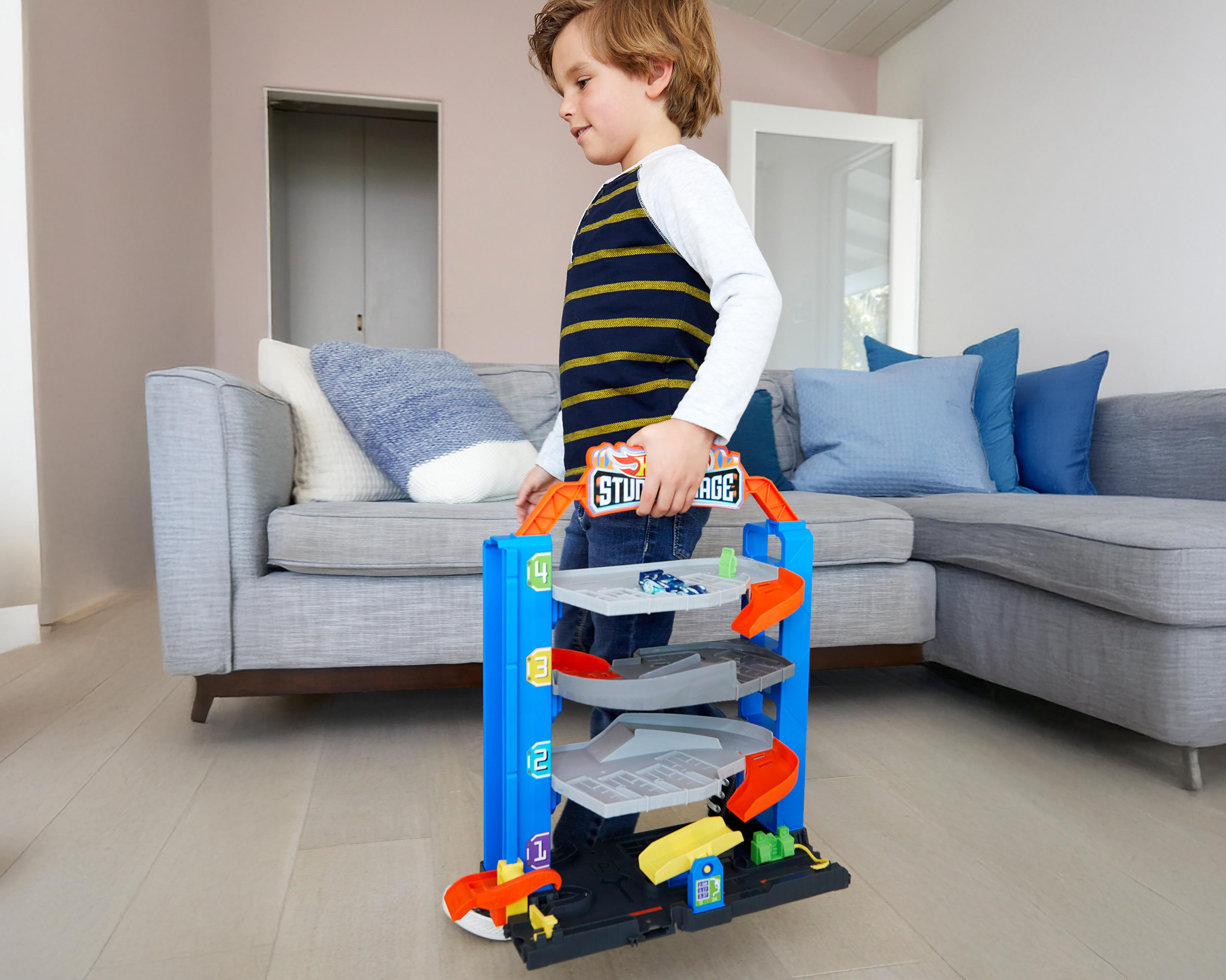 Foto 5 | Pista de Carreras Hot Wheels Garage Extremo