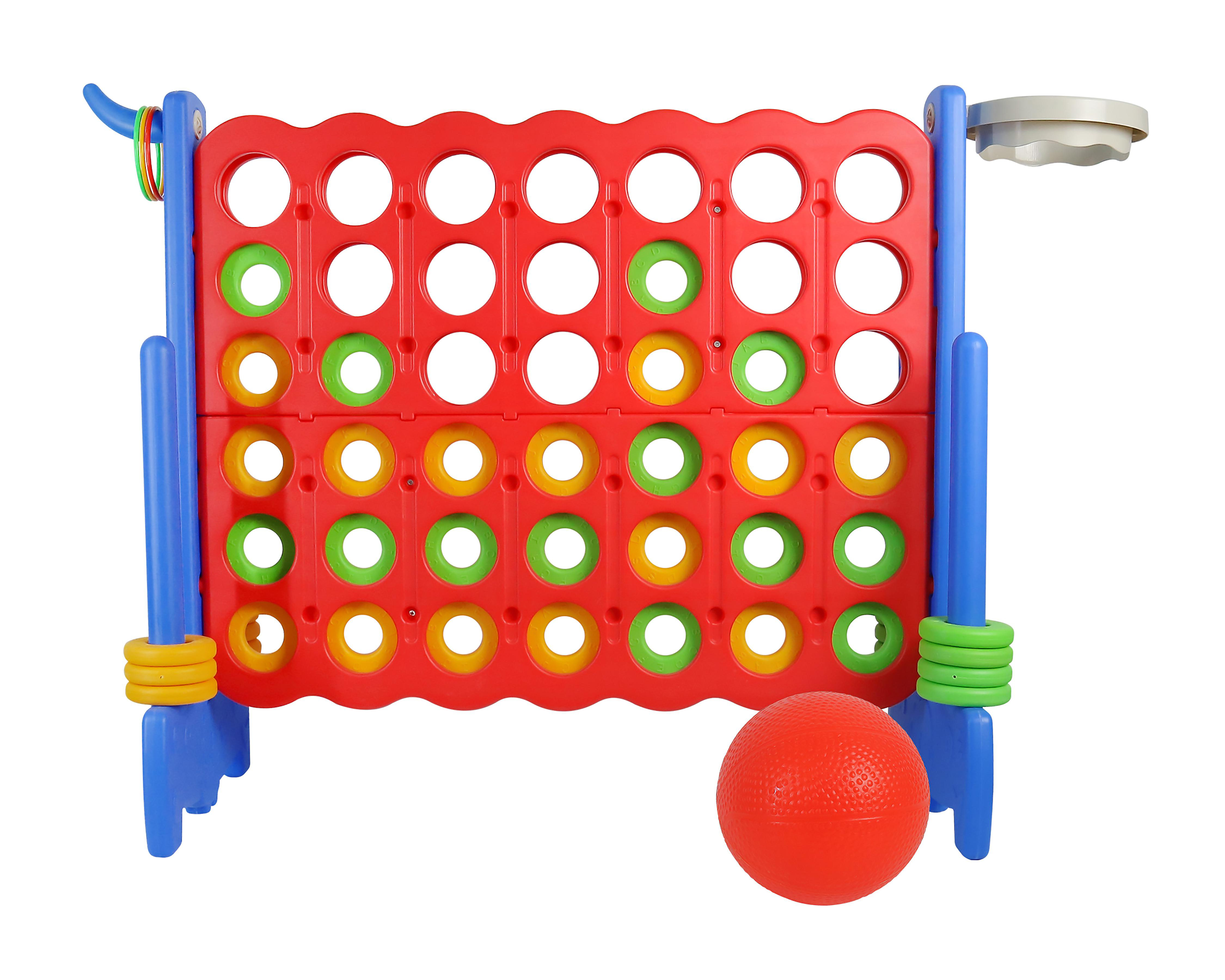 Foto 3 pulgar | Juego Conecta 3 en 1 Systech 4 XML Rojo