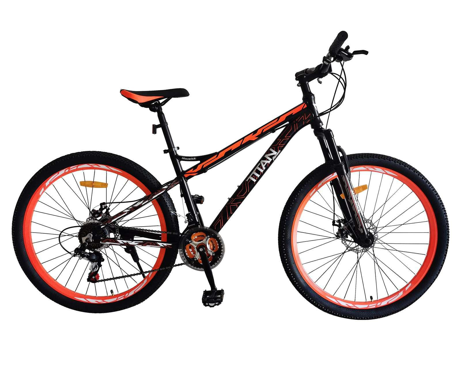 Bicicleta de Montaña Titan Fitness Maverick 27.5" Negra