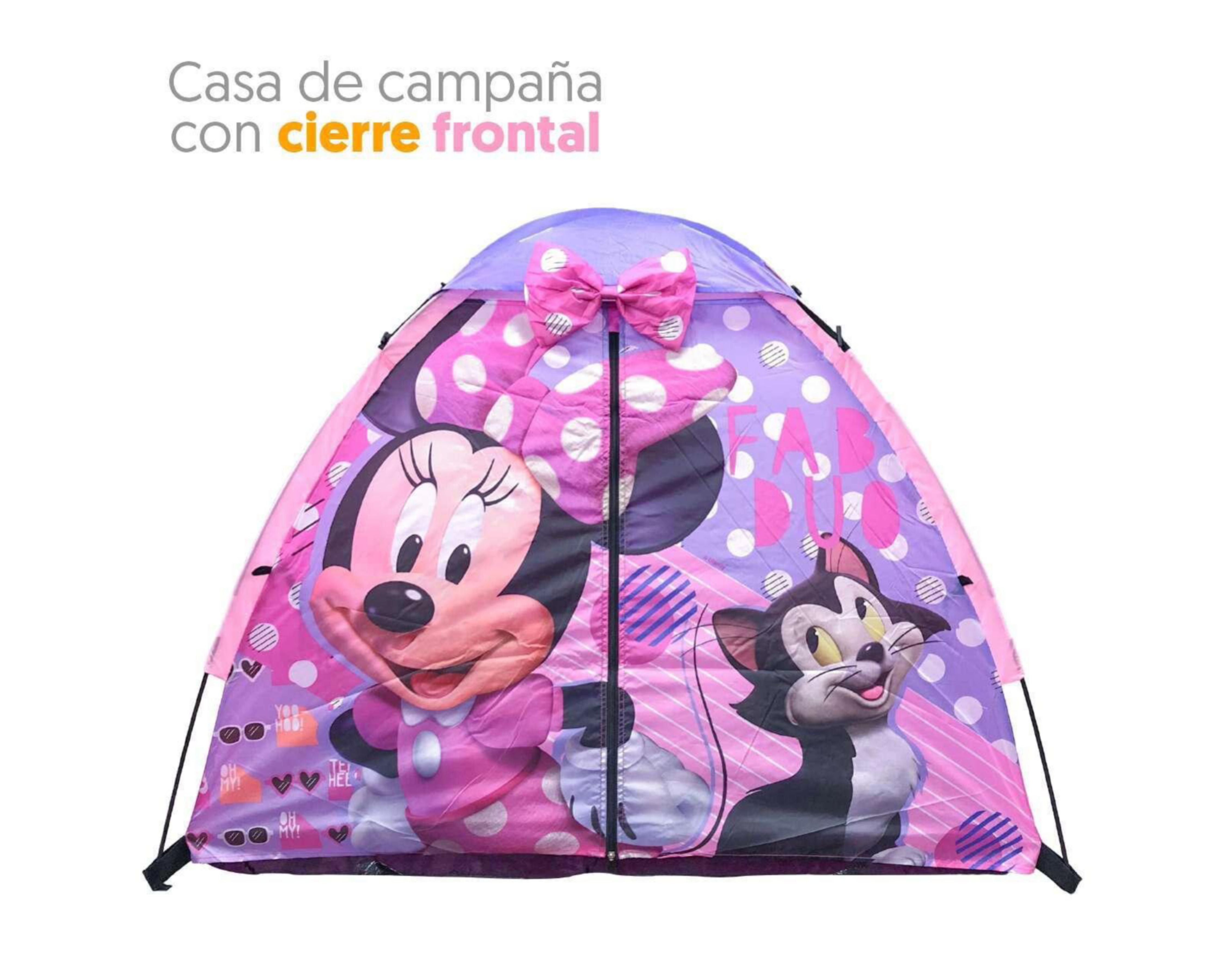 Foto 4 pulgar | Casa de Campaña y Bolsa para Dormir Minnie Mouse