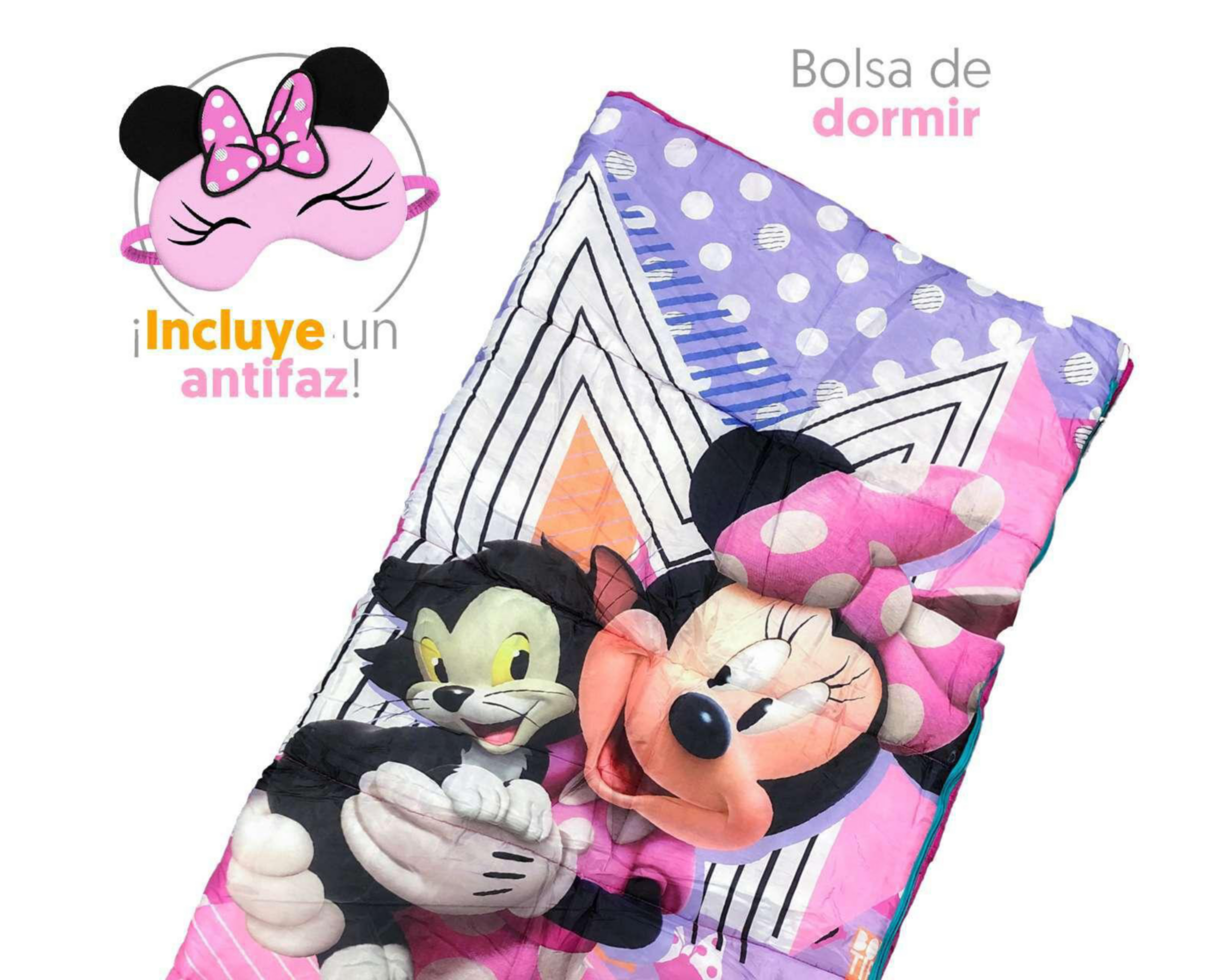 Foto 5 pulgar | Casa de Campaña y Bolsa para Dormir Minnie Mouse