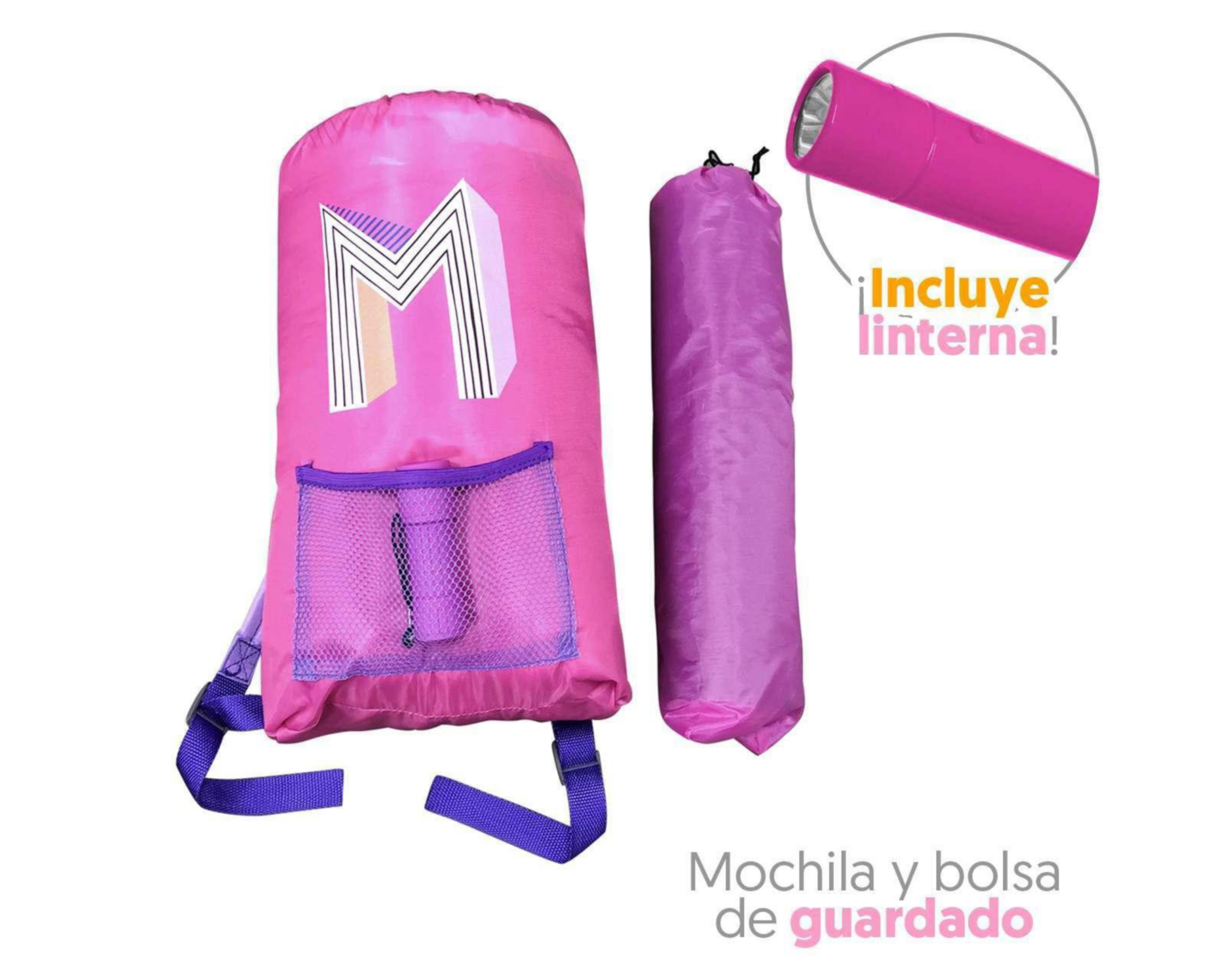Foto 6 pulgar | Casa de Campaña y Bolsa para Dormir Minnie Mouse