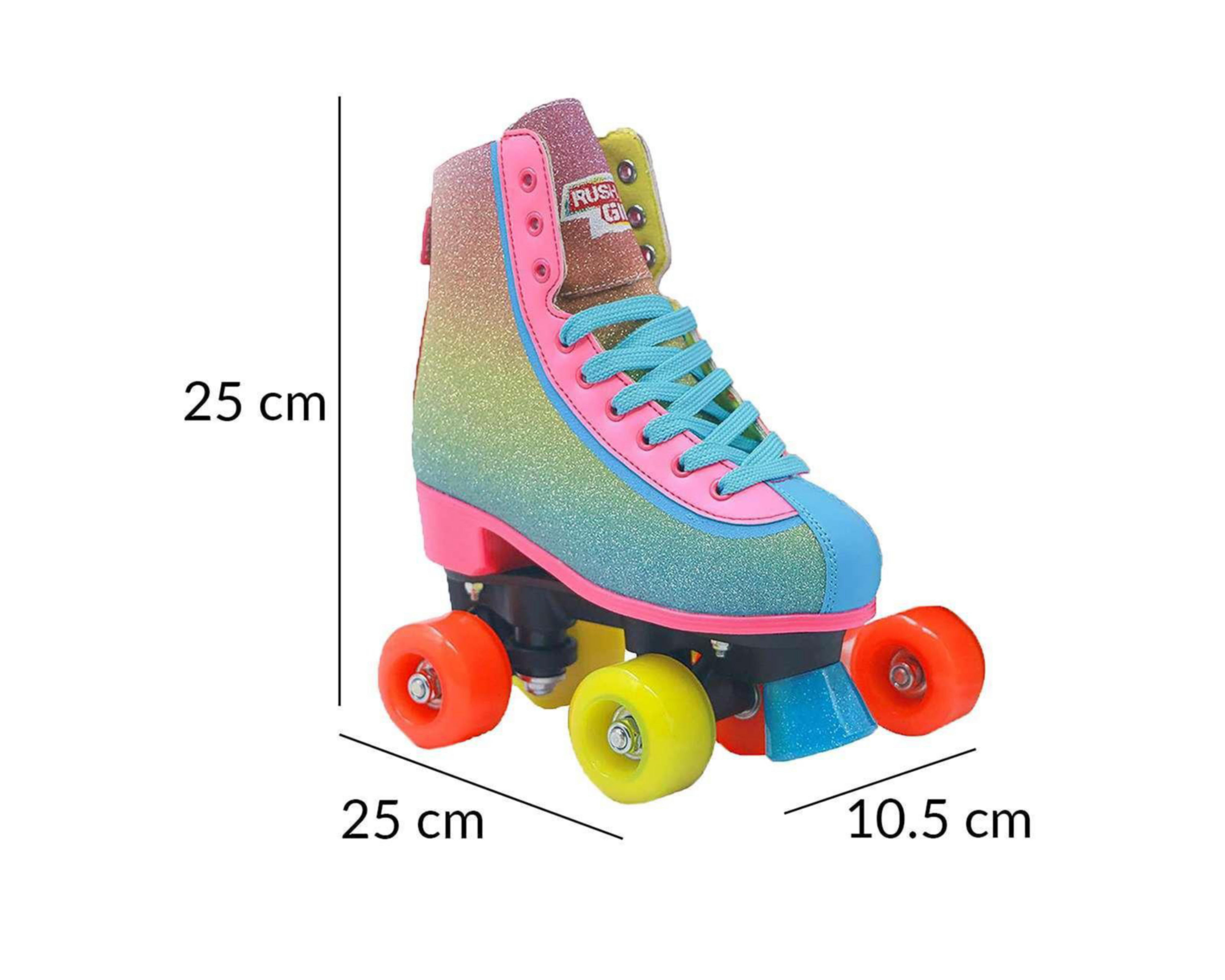 Foto 7 pulgar | Patines Apache Rush Quad Talla 23