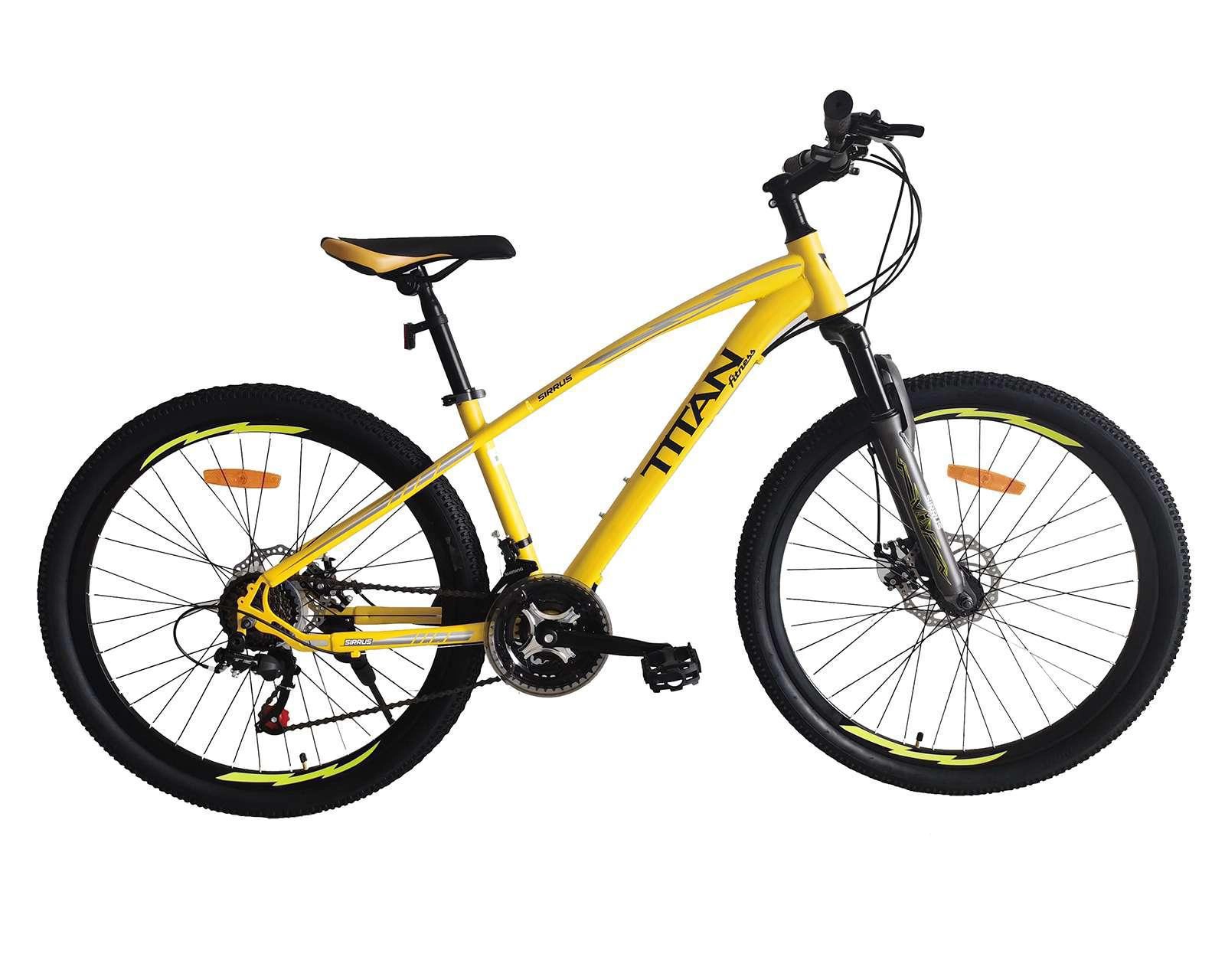 Foto 2 pulgar | Bicicleta de Montaña Titan Fitness Sirrus 26" Amarilla