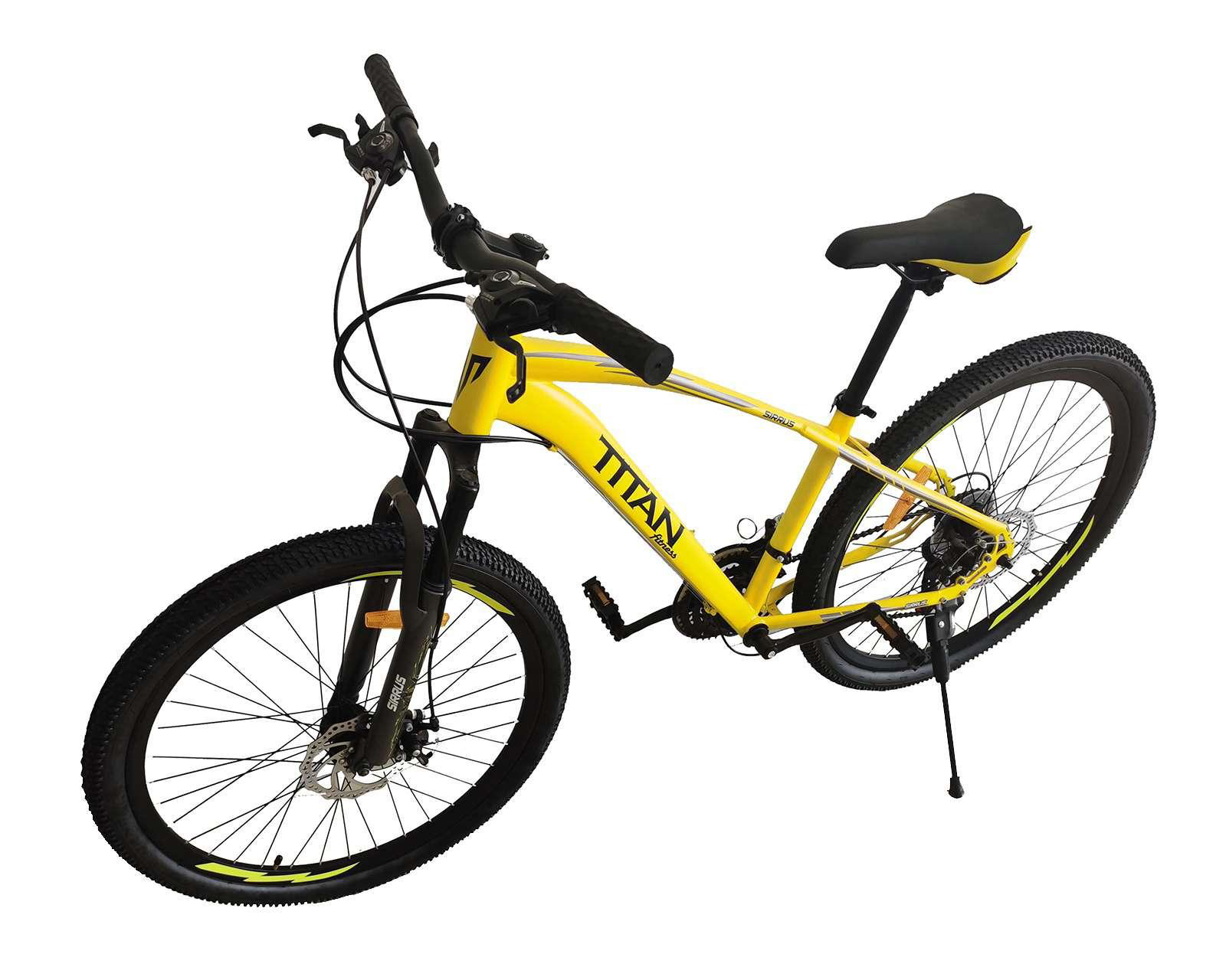 Foto 4 pulgar | Bicicleta de Montaña Titan Fitness Sirrus 26" Amarilla