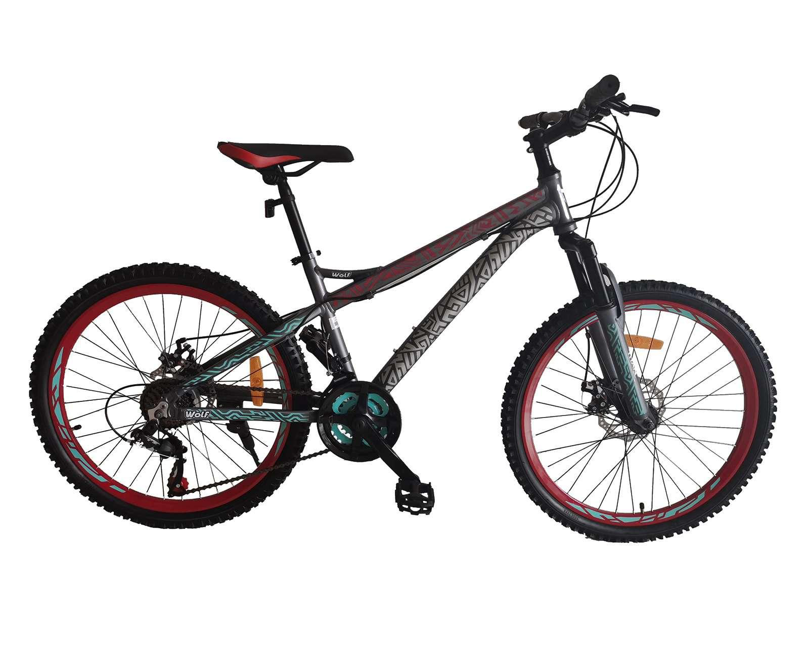 Bicicleta de Montaña Titan Fitness 24" Gris