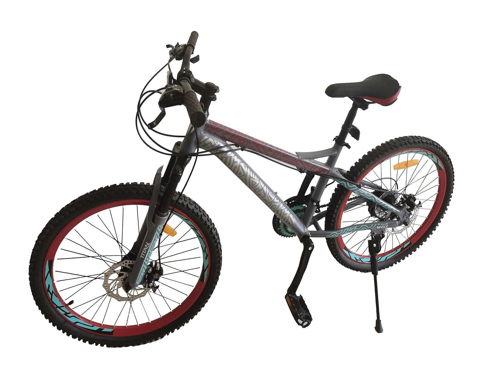 Foto 4 | Bicicleta de Montaña Titan Fitness 24" Gris