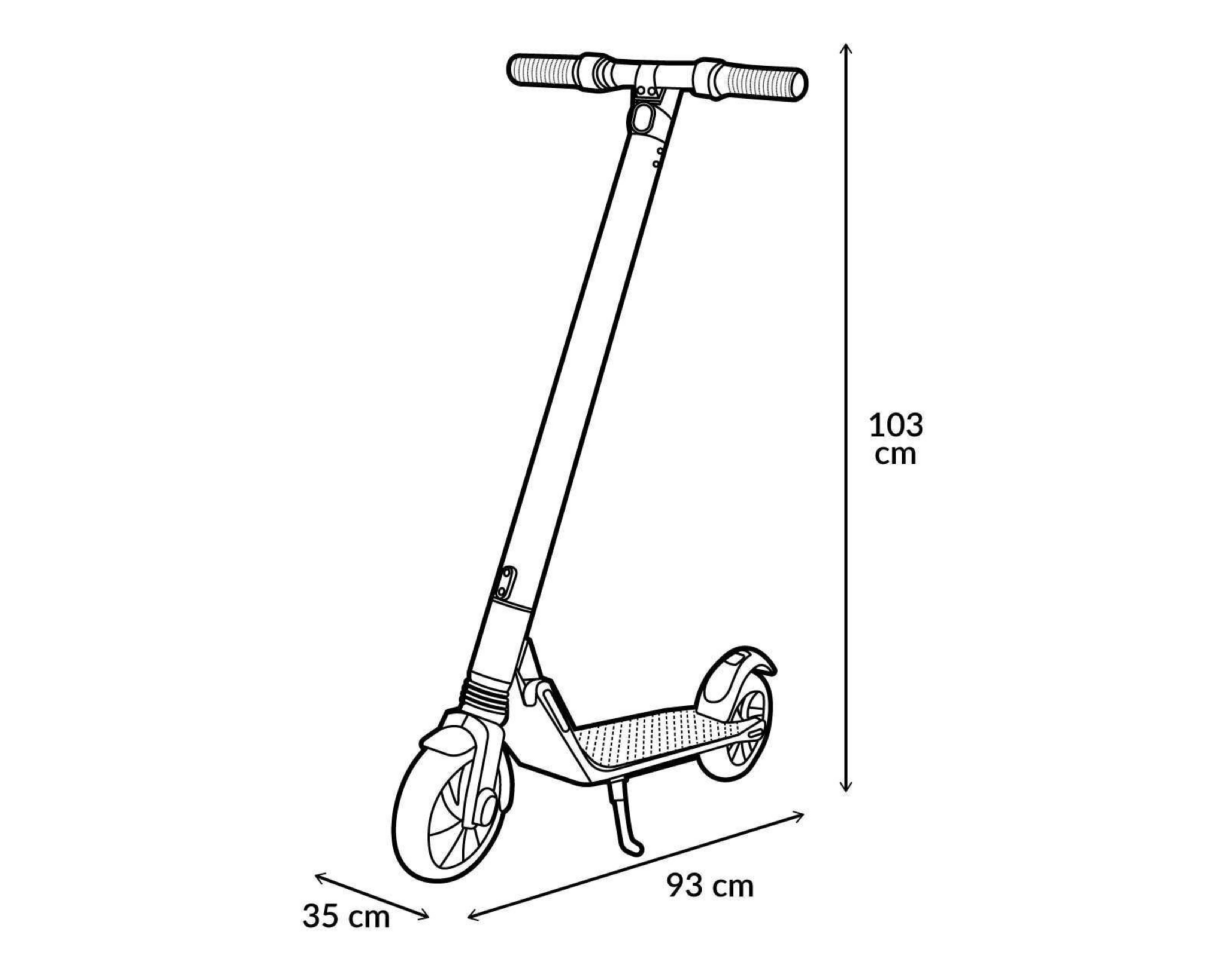 Foto 7 pulgar | Scooter Apache Wide Plegable