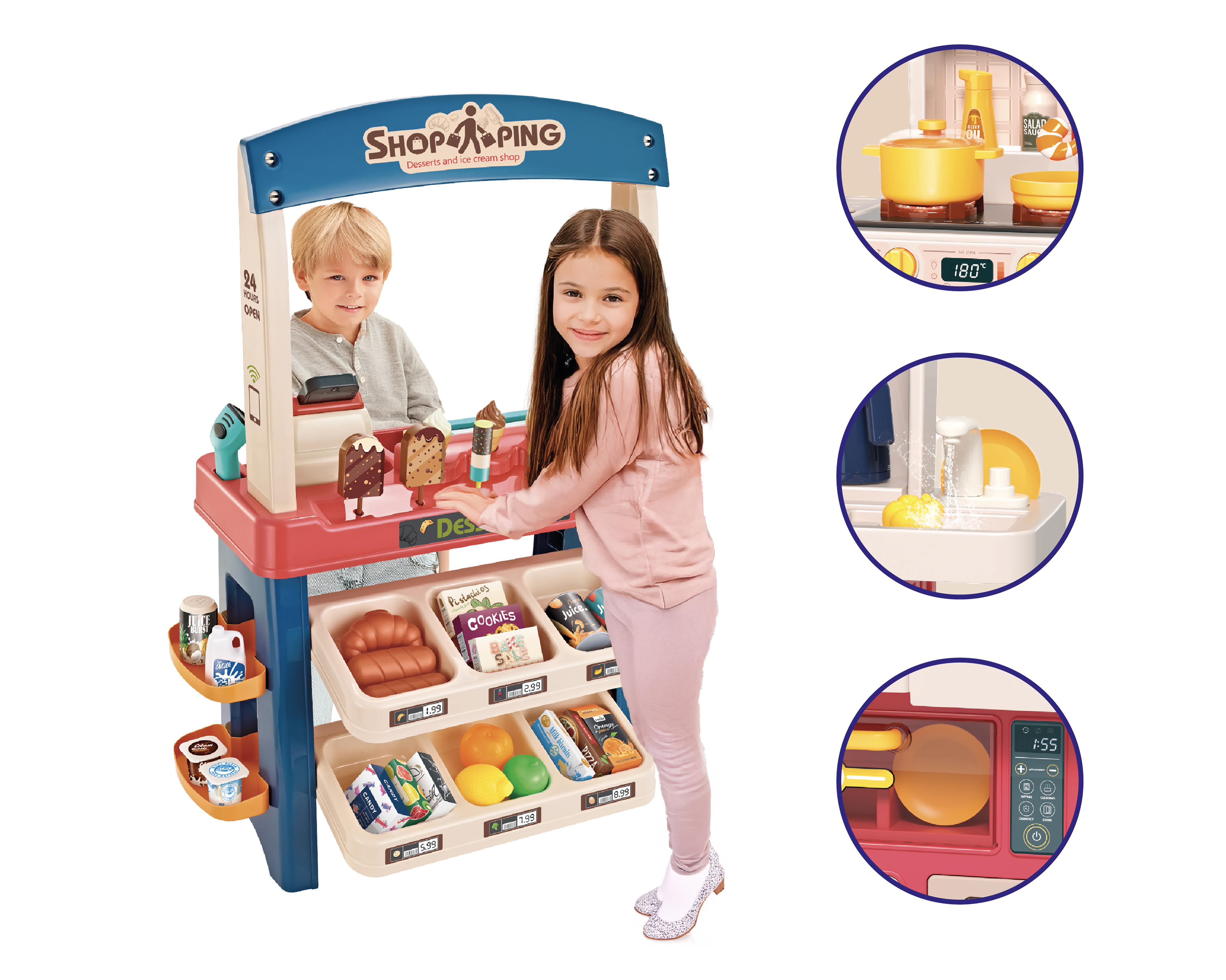 Foto 2 | Juego de Cocina y Supermercado Funzone con Accesorios