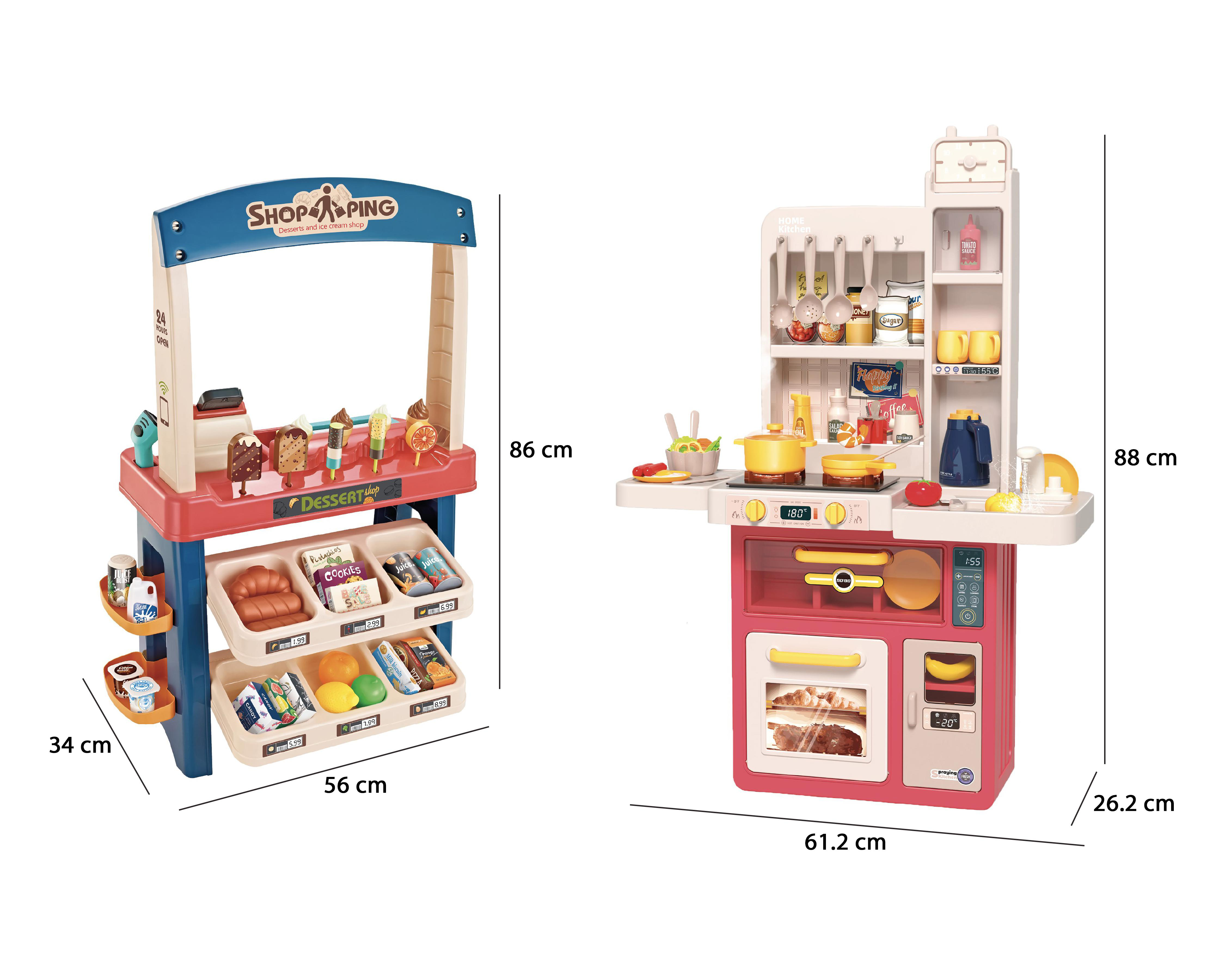 Foto 9 pulgar | Juego de Cocina y Supermercado Funzone con Accesorios