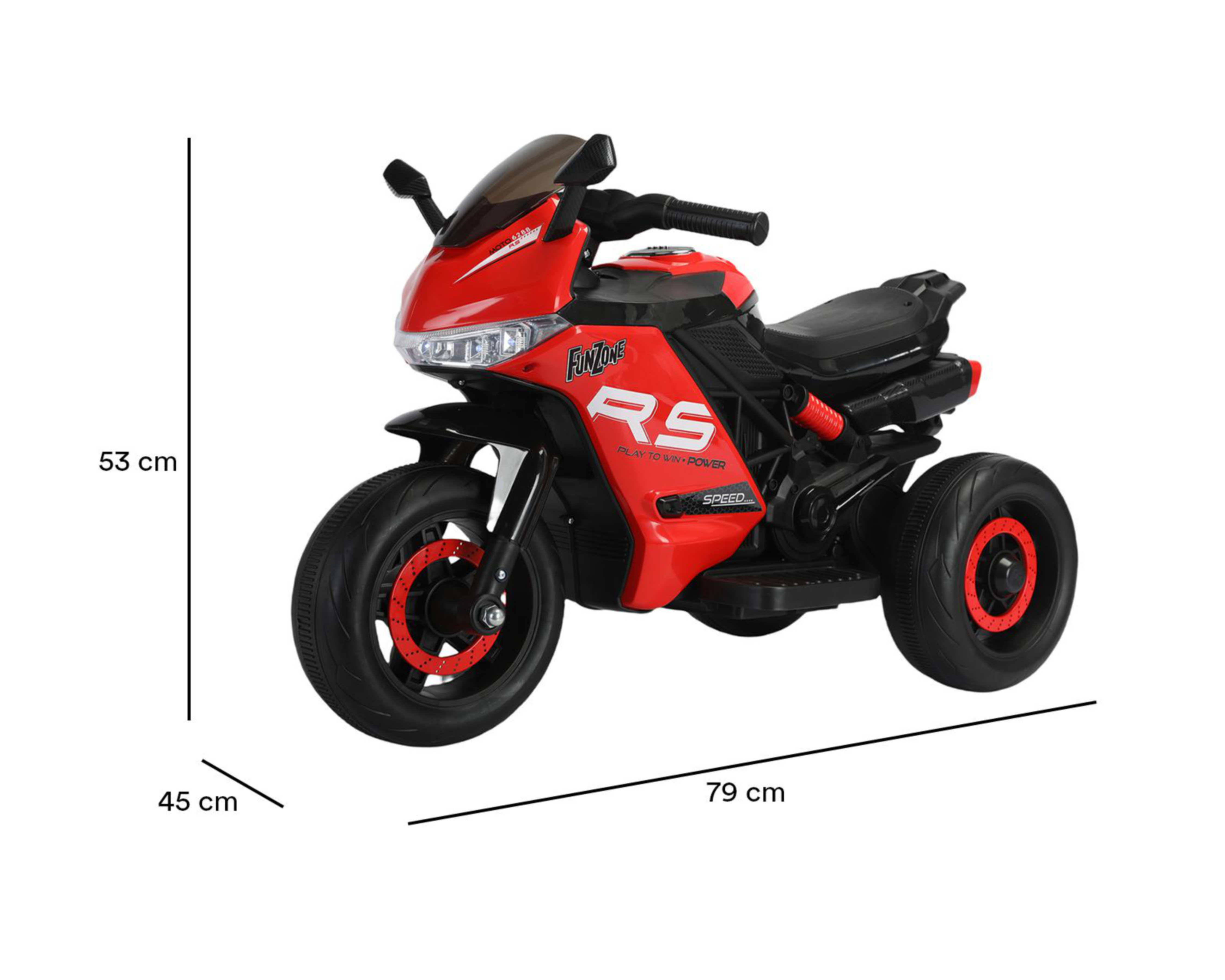 Foto 5 | Montable Eléctrico Funzone Rojo