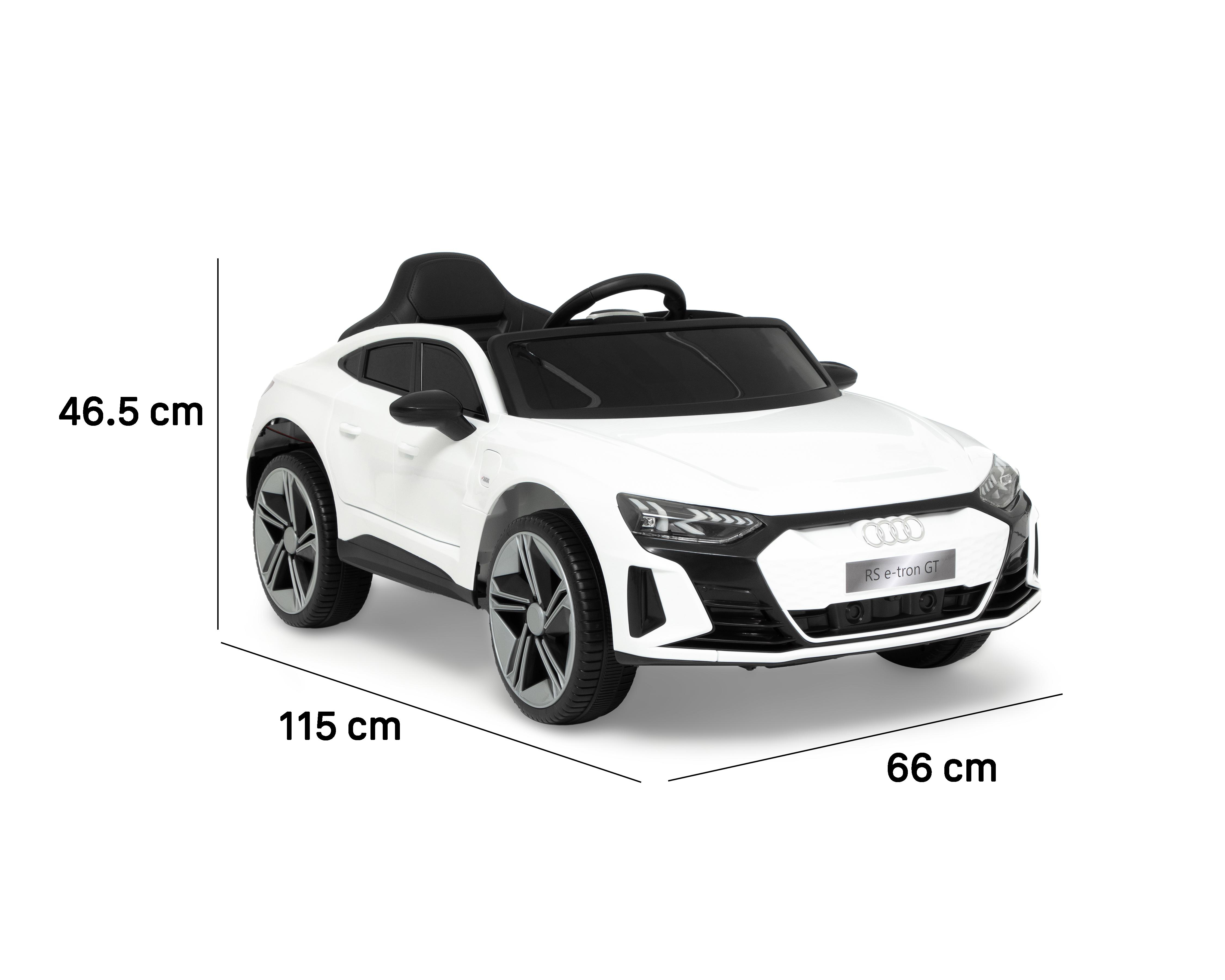 Foto 10 pulgar | Montable Eléctrico Audi E-Tron GT Blanco