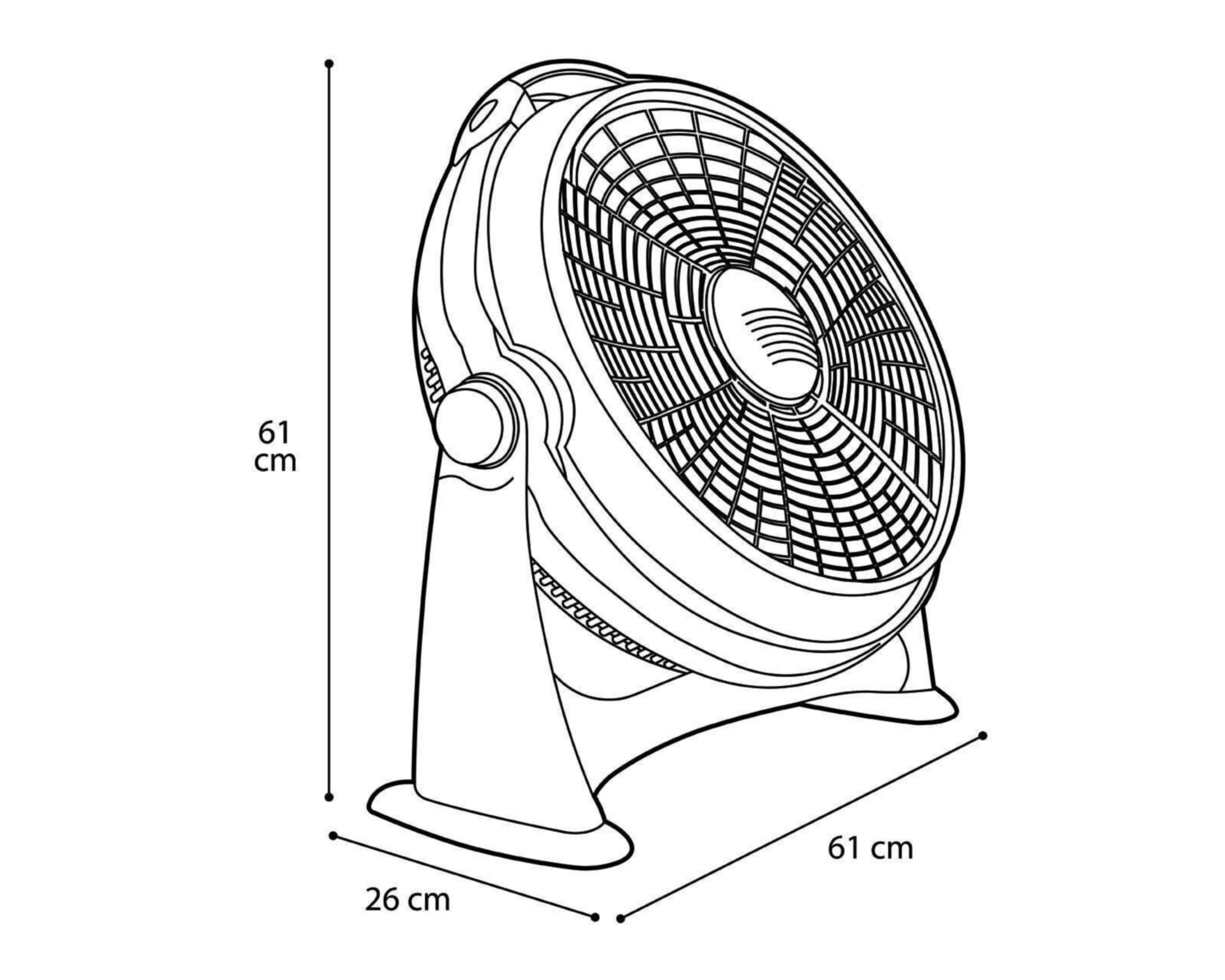 Foto 5 pulgar | Ventilador de Piso Navia 20"
