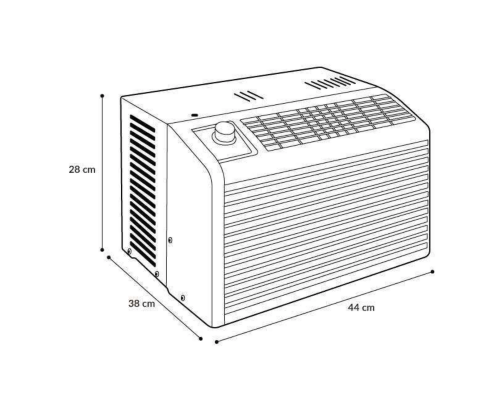 Foto 5 | Aire Acondicionado de Ventana LG 1/2 Tonelada 115V Solo Frío W051CS