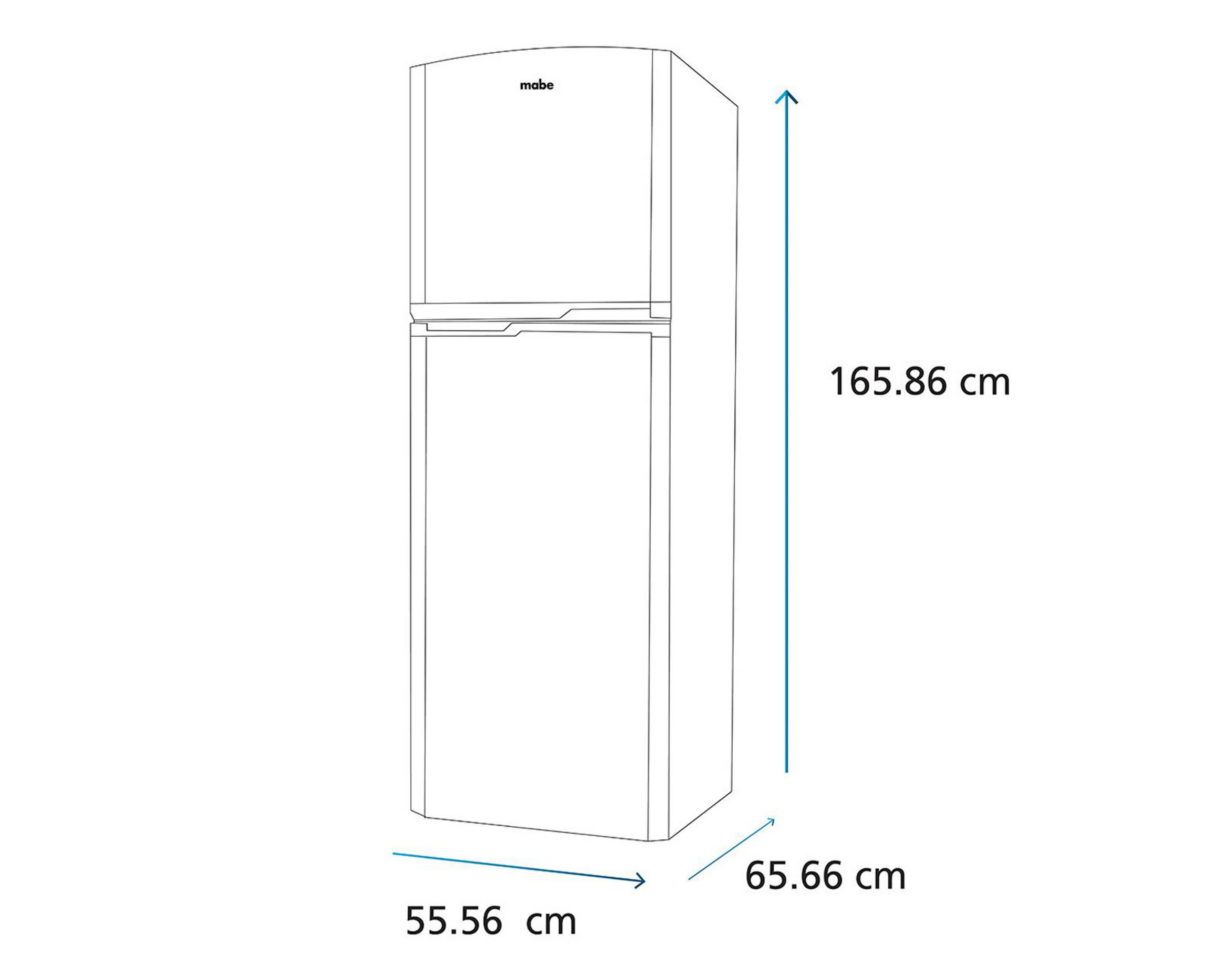 Foto 8 pulgar | Refrigerador Mabe Top Mount 10 Pies Grafito RMA1025VMXG