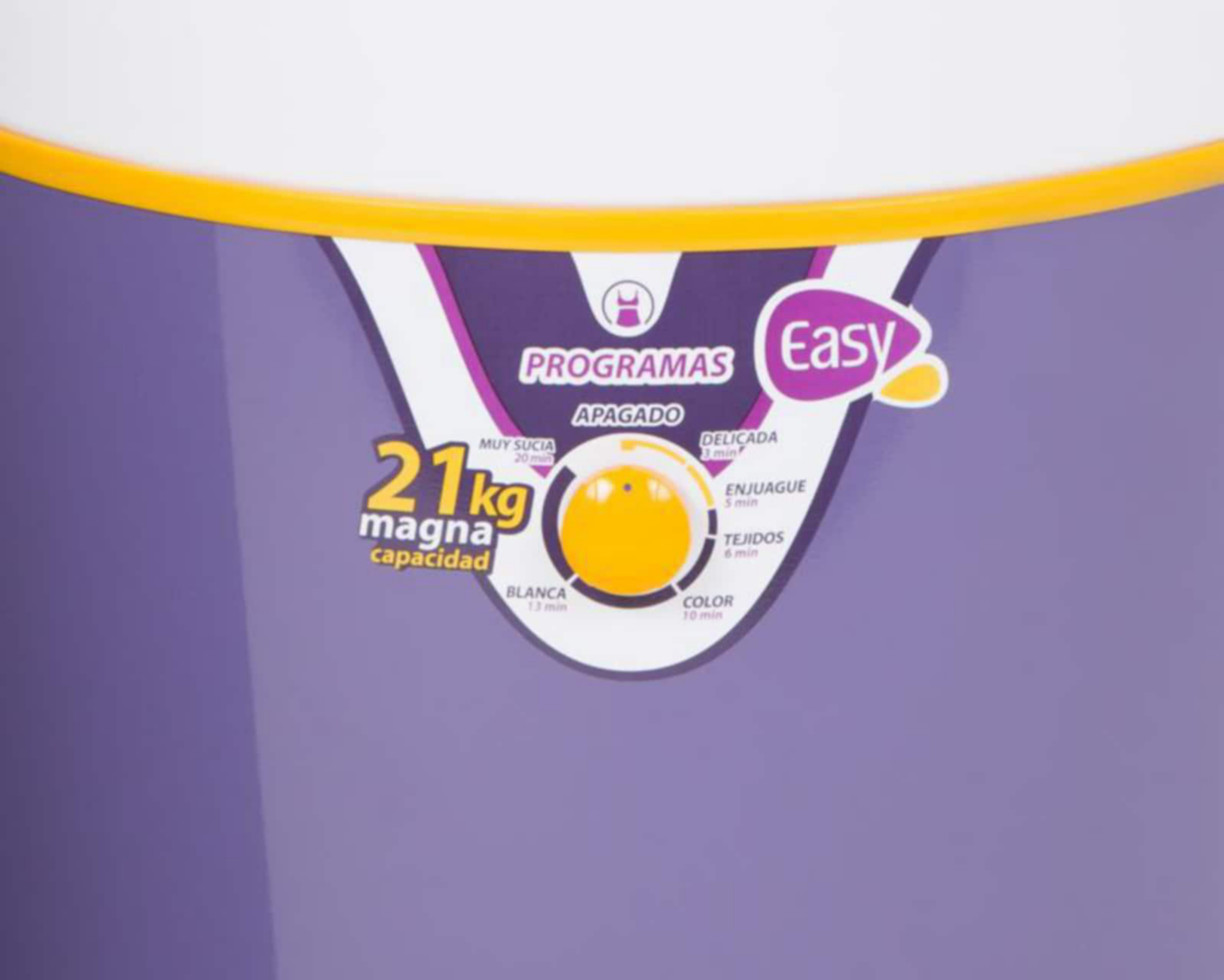 Foto 3 pulgar | Lavadora Easy Redonda LRE21M 21 kg Morada