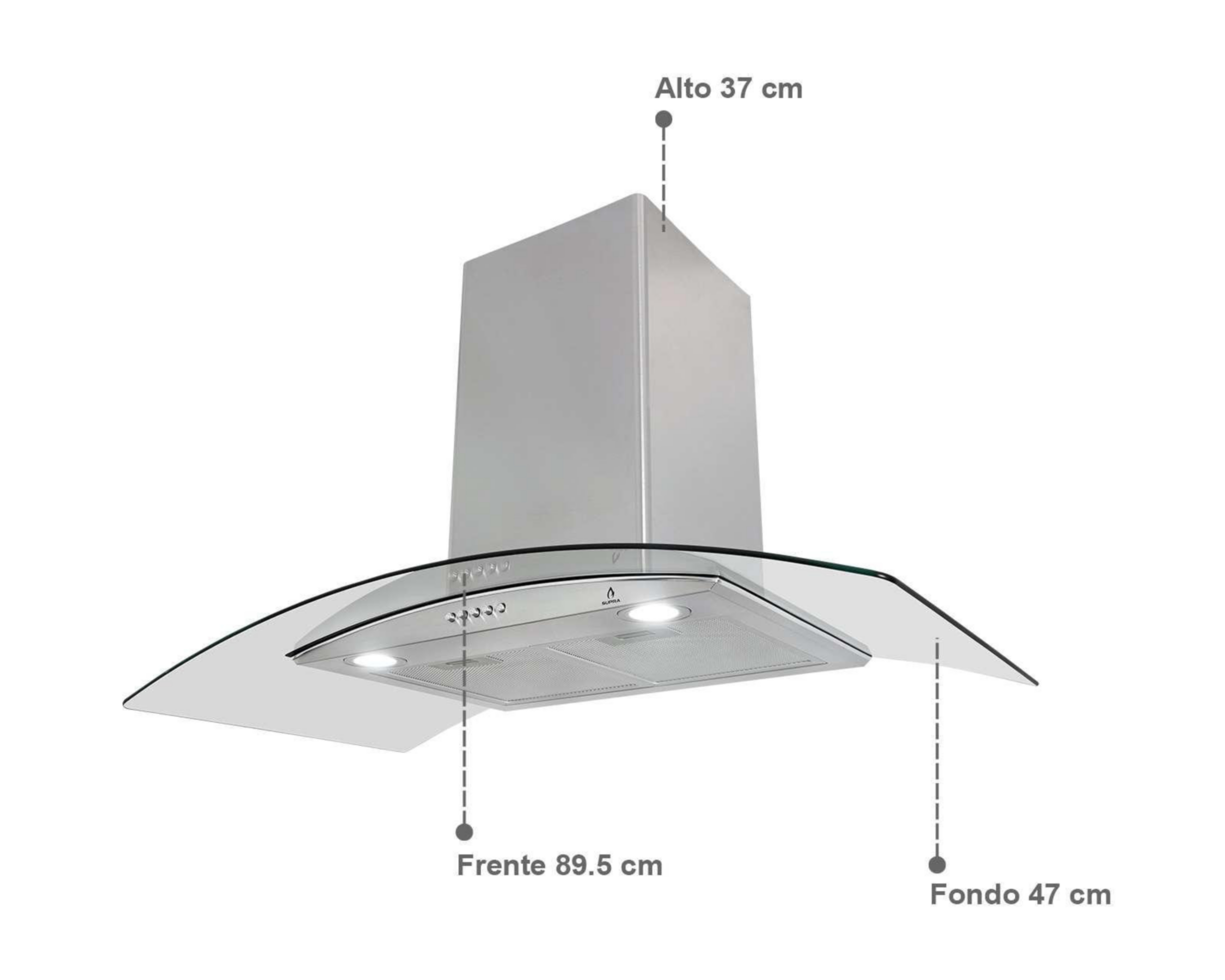 Foto 6 pulgar | Campana Supra 30" de Pared Acero Inoxidable