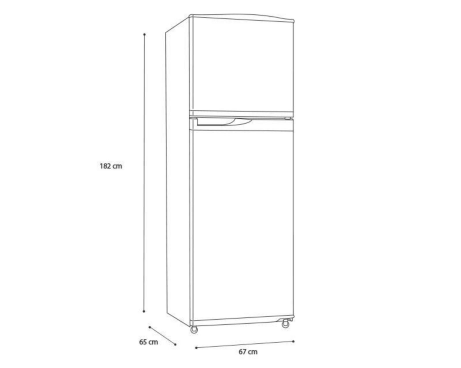 Foto 8 pulgar | Refrigerador IO Mabe Top Mount 15 Pies Gris O1540YMXN3