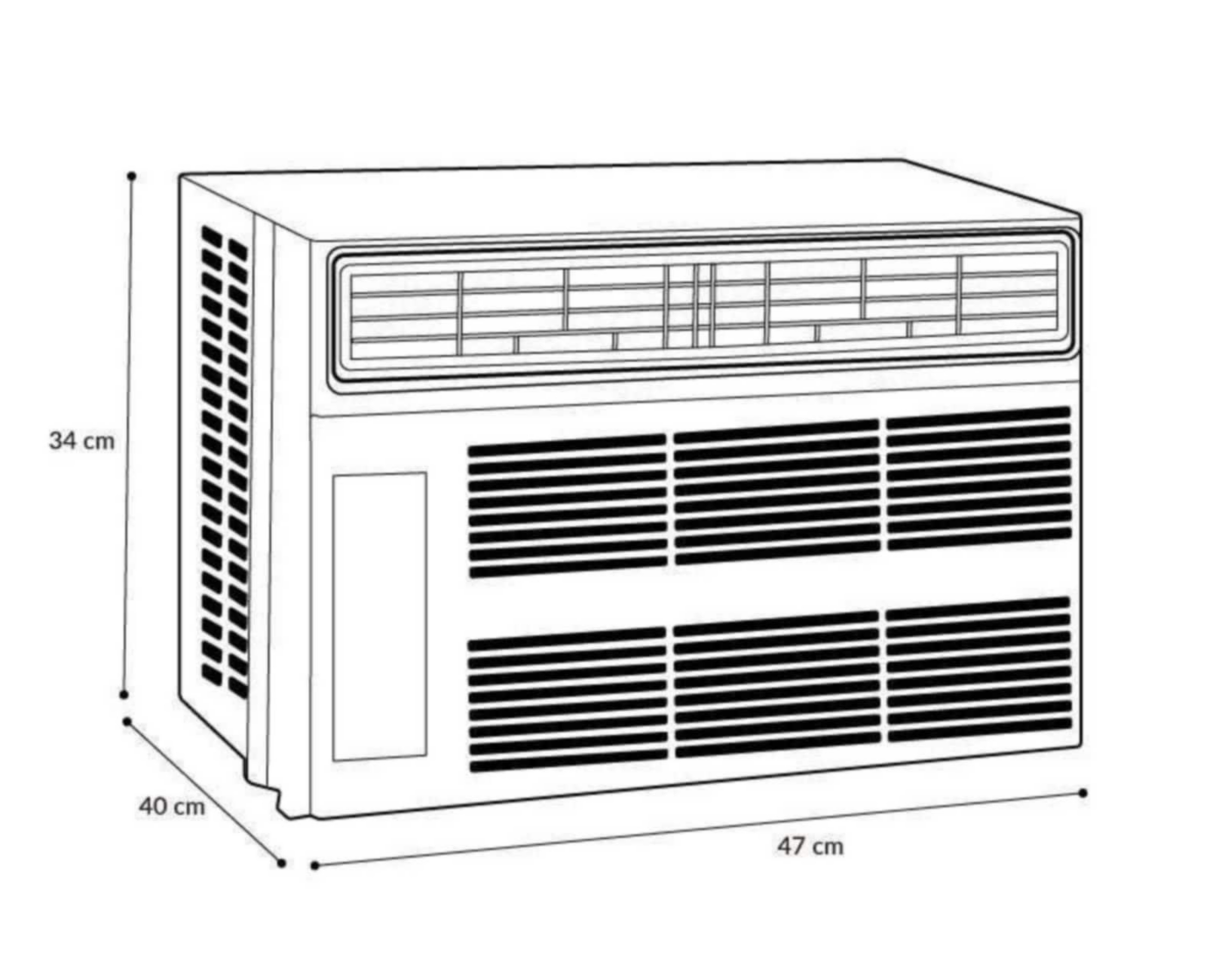 Foto 4 | Aire Acondicionado de Ventana Mirage 3/4 Tonelada 110v Solo Frío MACC0811L