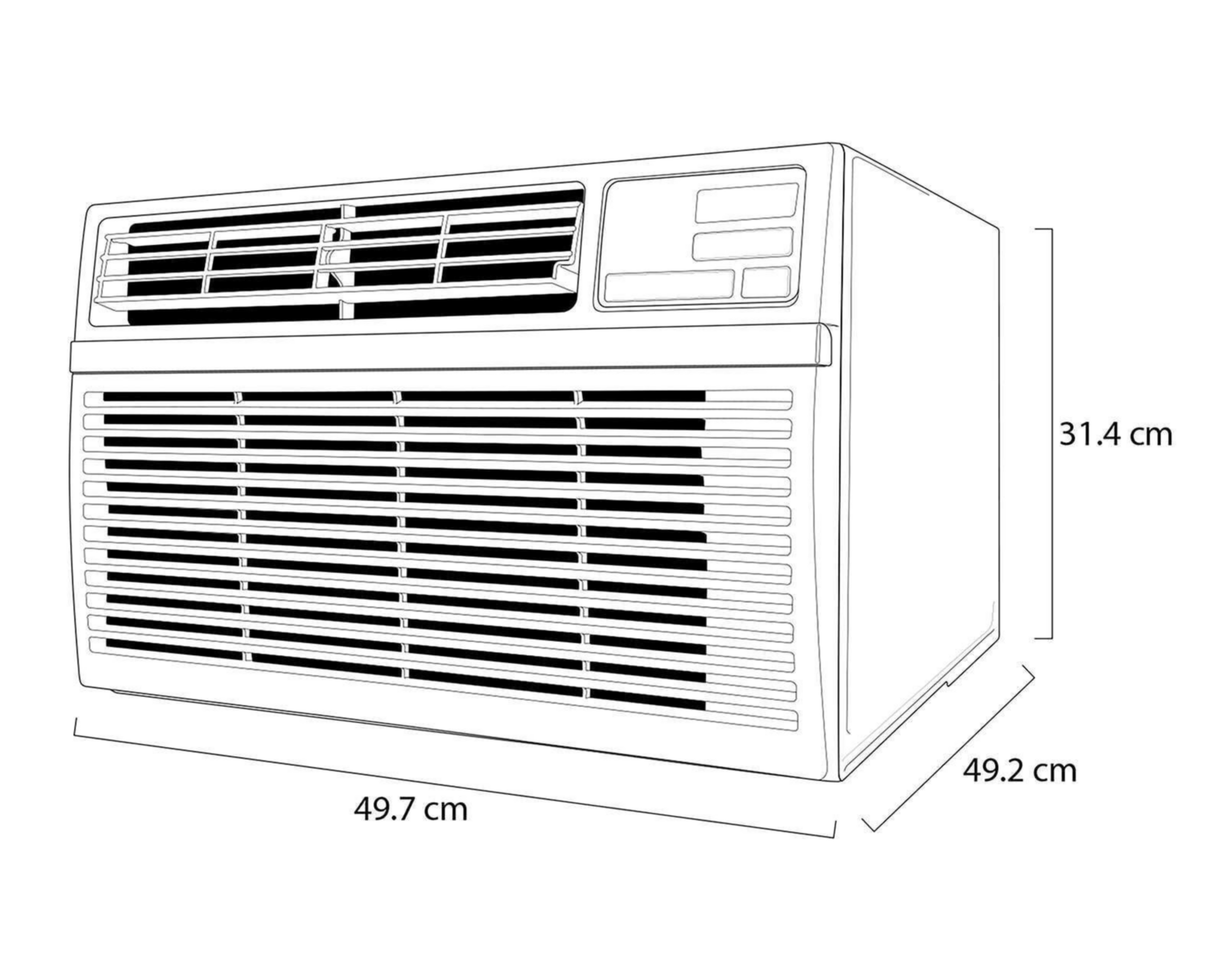 Foto 7 | Aire Acondicionado de Ventana LG 2/3 Tonelada 115V Solo Frío W081CE