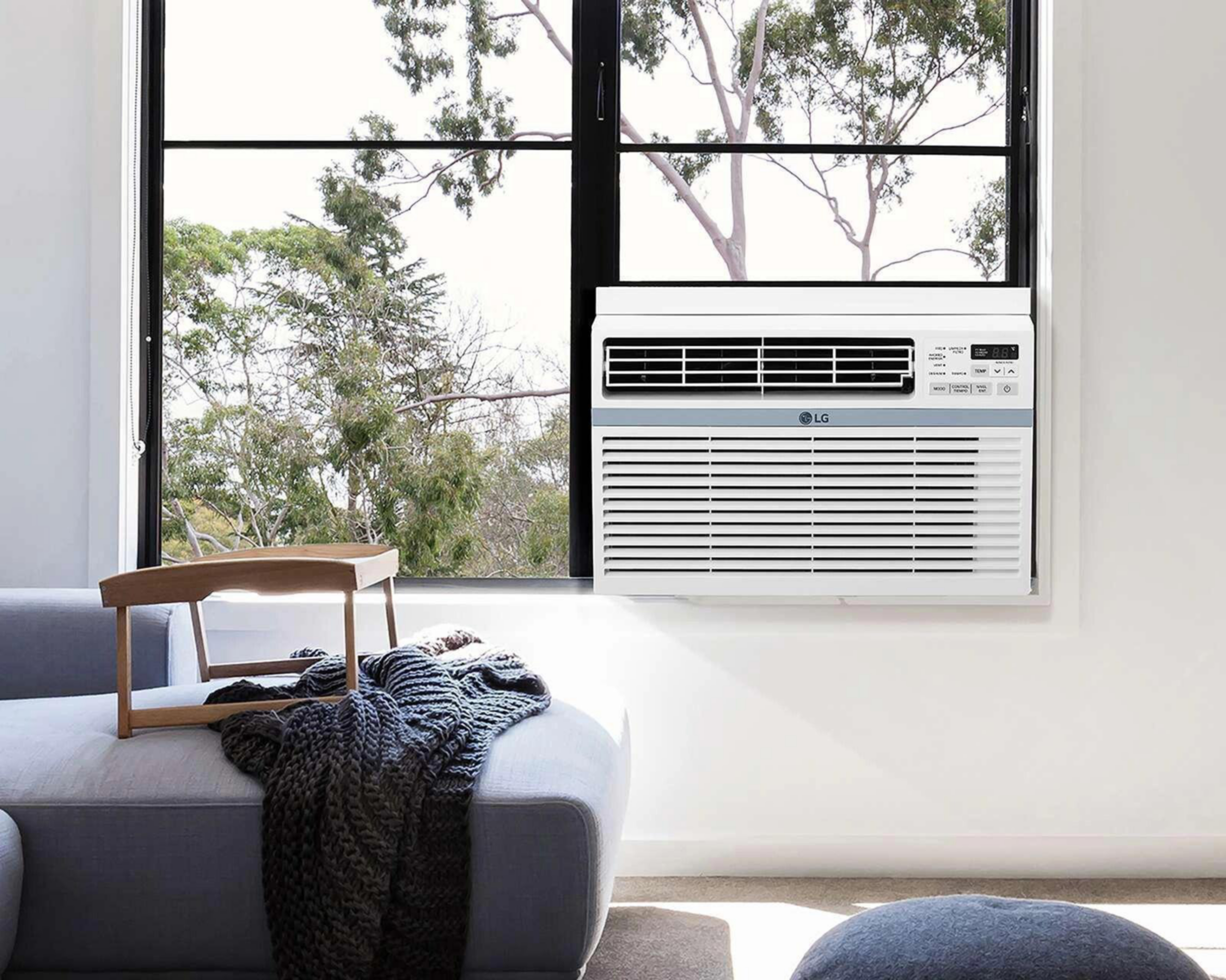 Foto 8 pulgar | Aire Acondicionado de Ventana LG 1 Tonelada 220V Solo Frío W242CE
