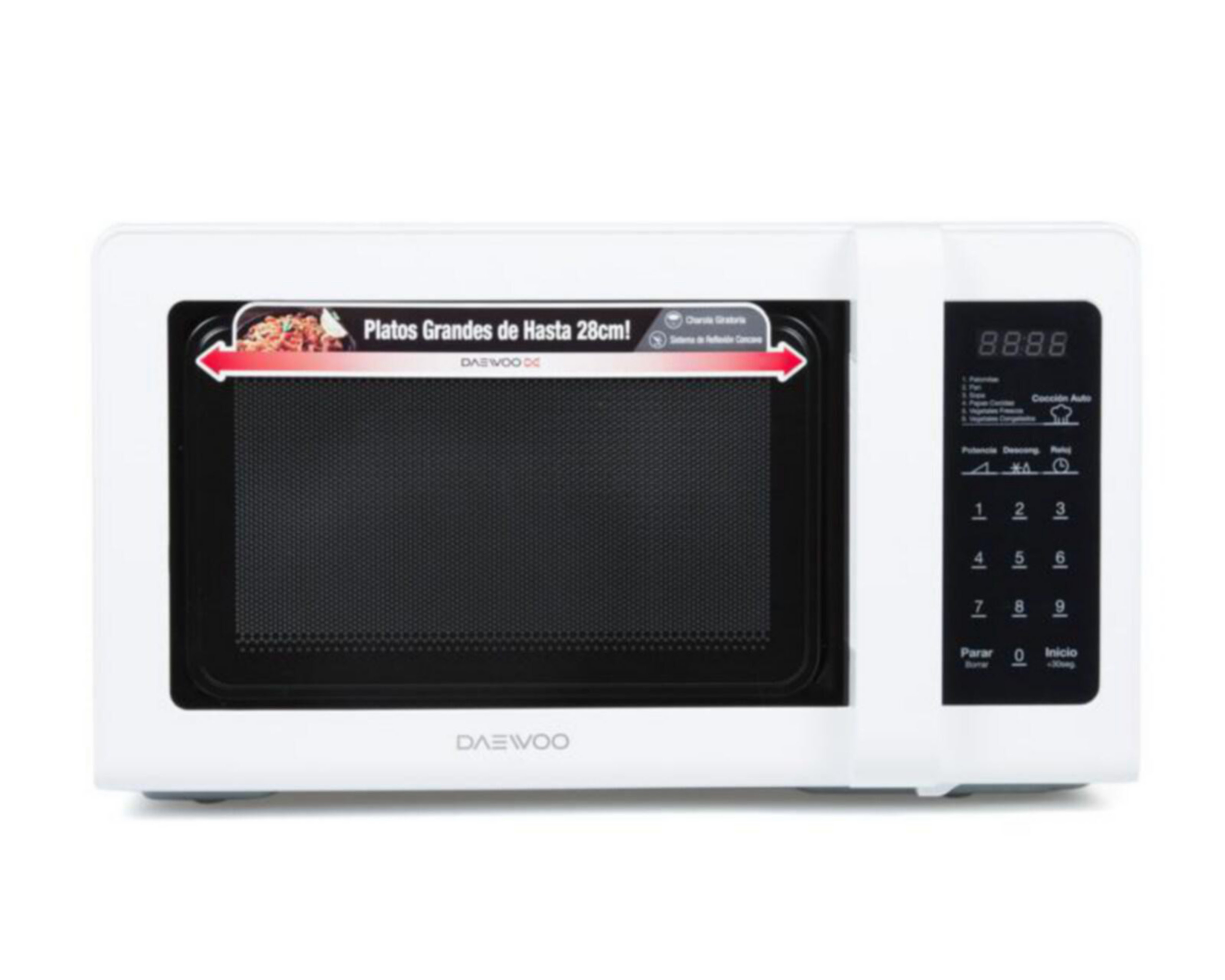 Foto 1 | Microondas Daewoo KOR-662W .7P