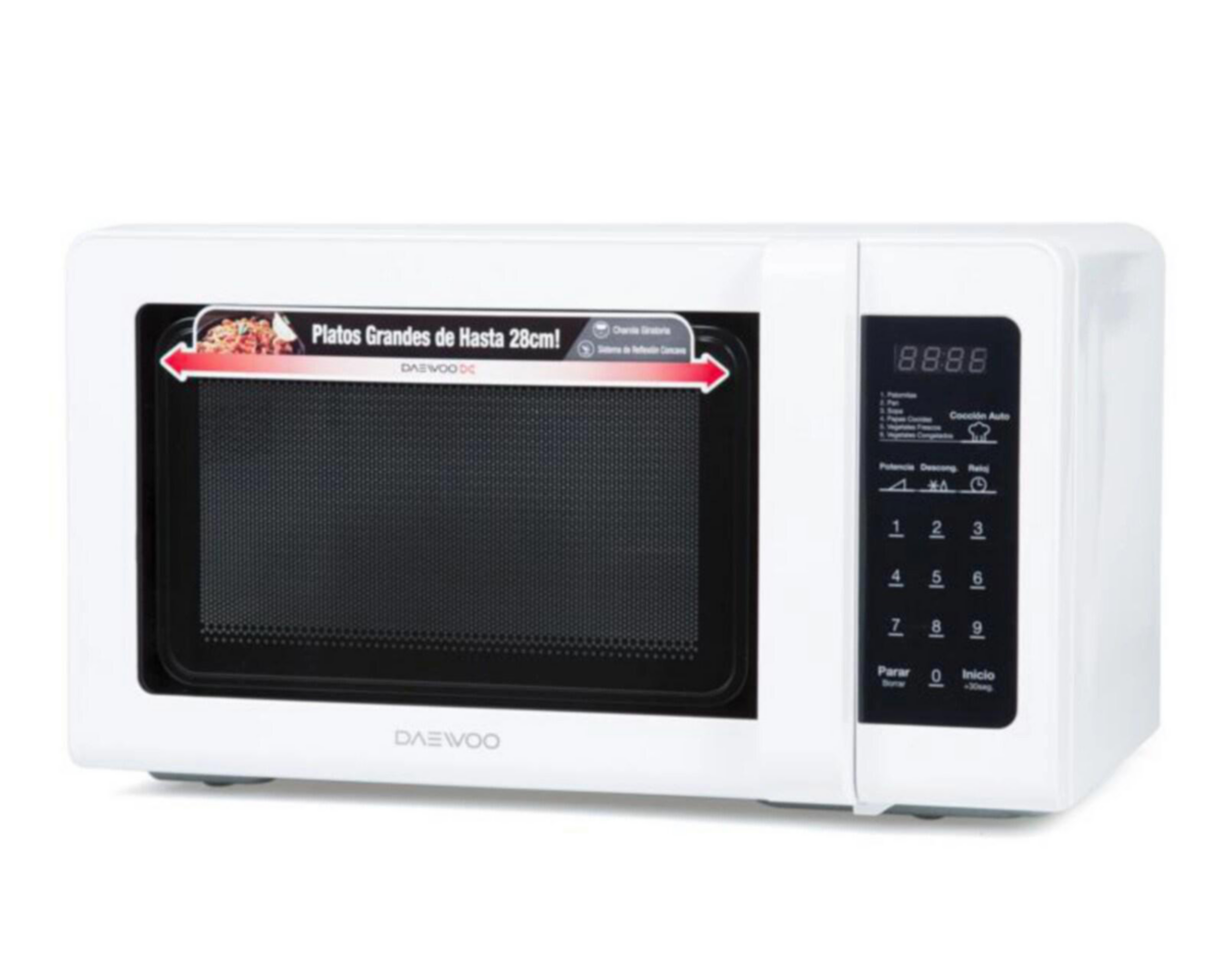 Foto 2 | Microondas Daewoo KOR-662W .7P