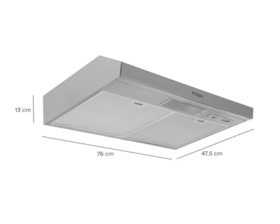 Foto 6 | Campana Whirlpool 30" de Pared Acero Inoxidable