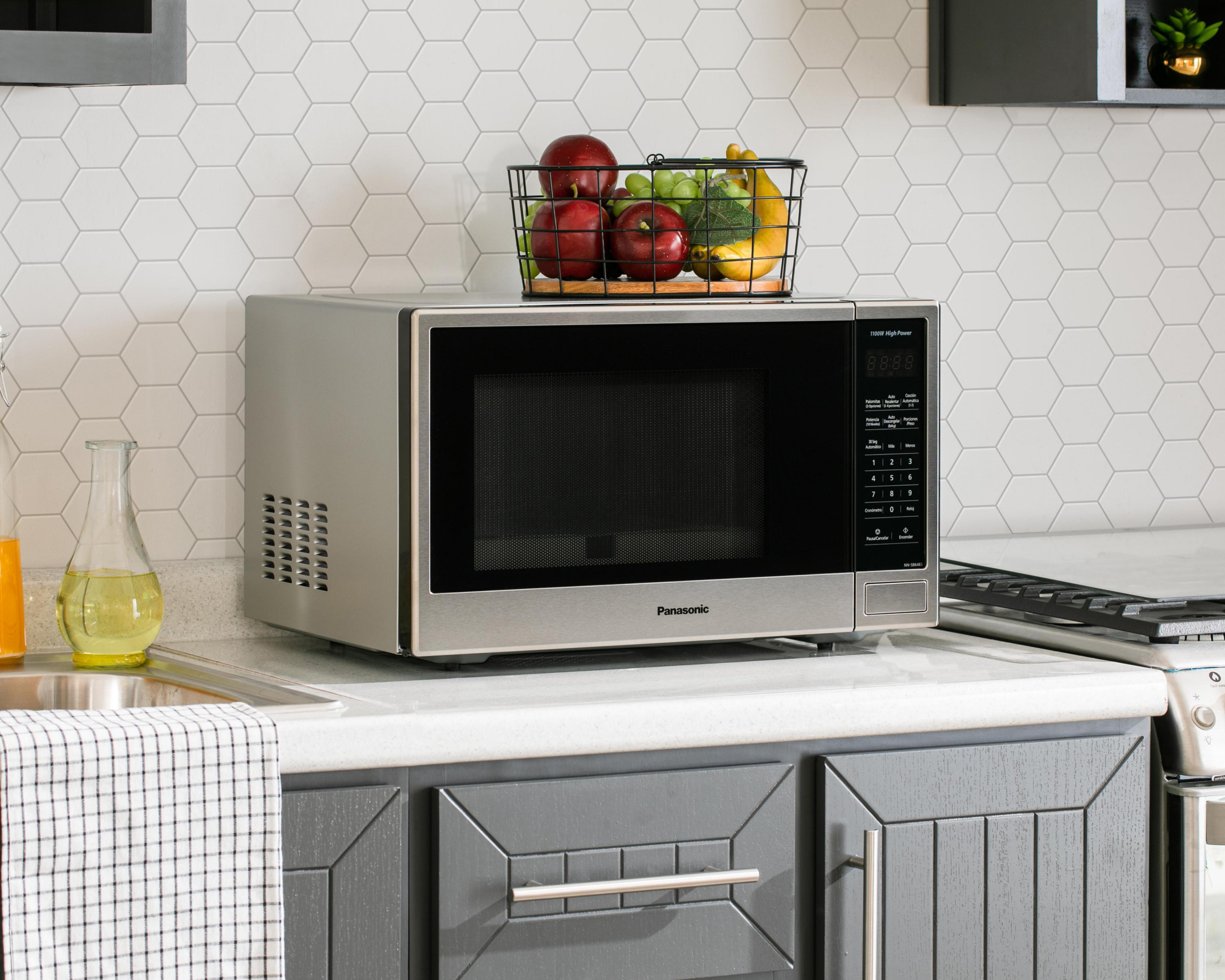 Foto 5 pulgar | Horno de Microondas Panasonic 1.3 Pies NN-SB646SRUH Gris