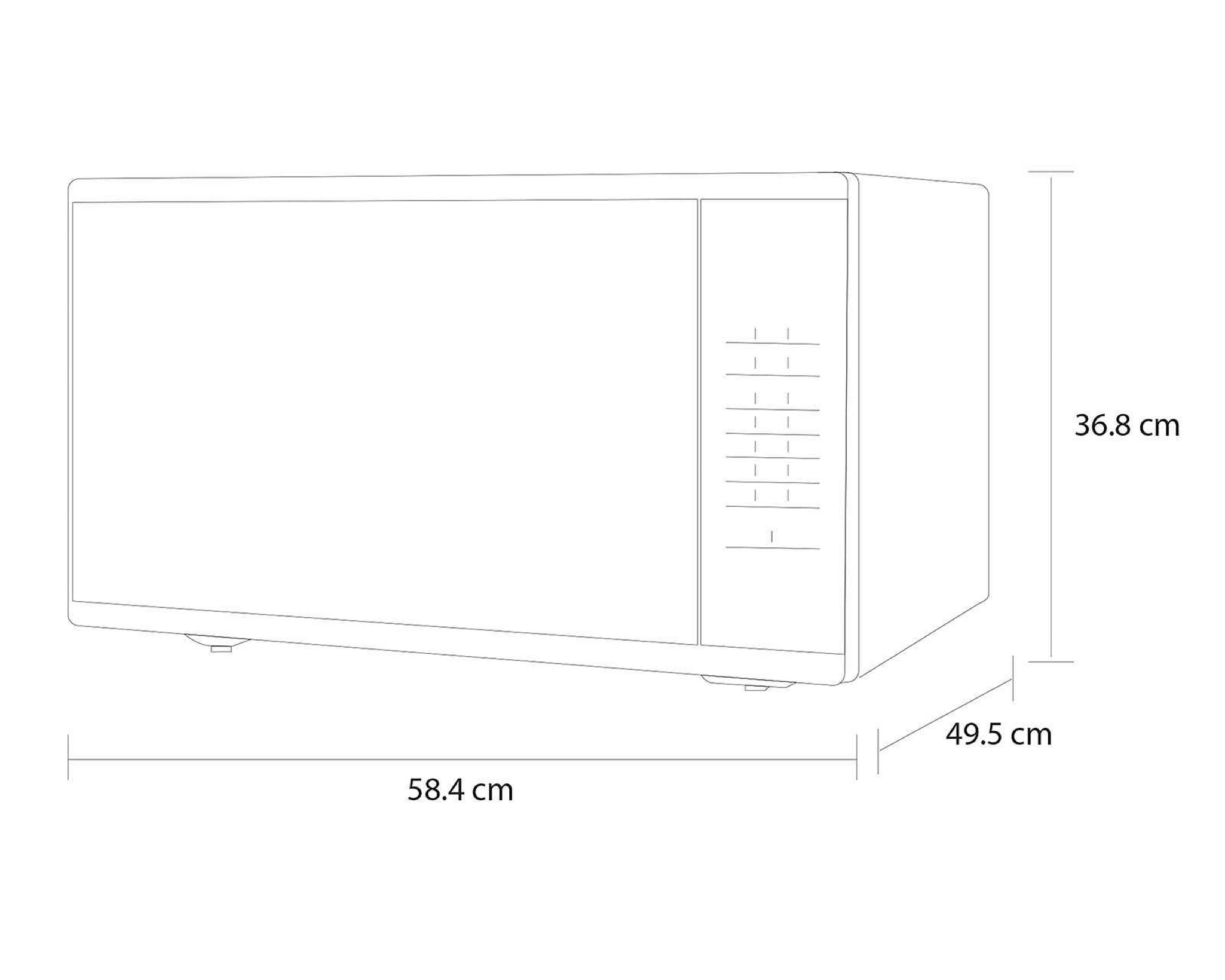 Foto 6 pulgar | Horno de Microondas Panasonic 1.3 Pies NN-SB646SRUH Gris