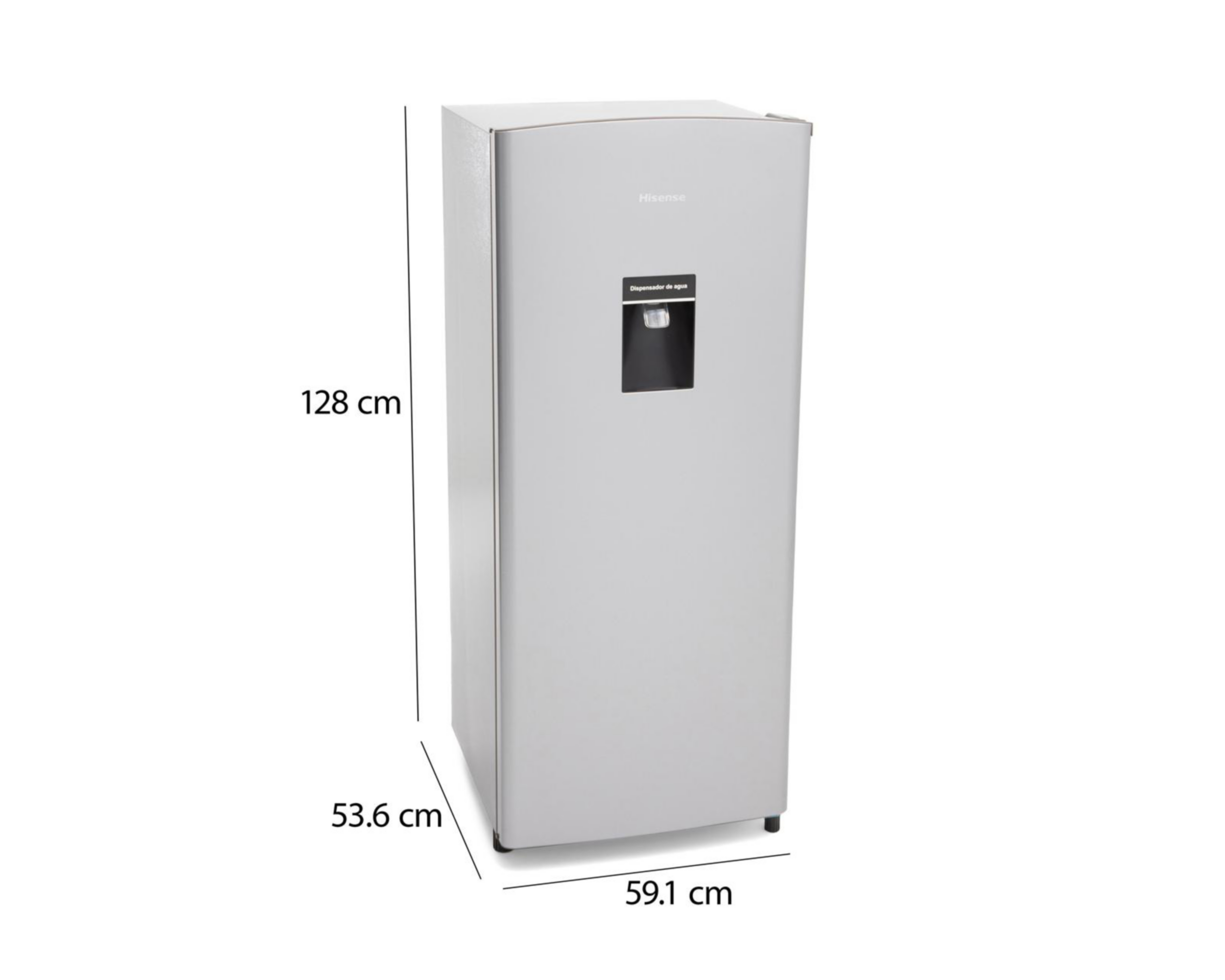 Foto 11 pulgar | Refrigerador Hisense RR63D6WGX Una Puerta 7 Pies Gris